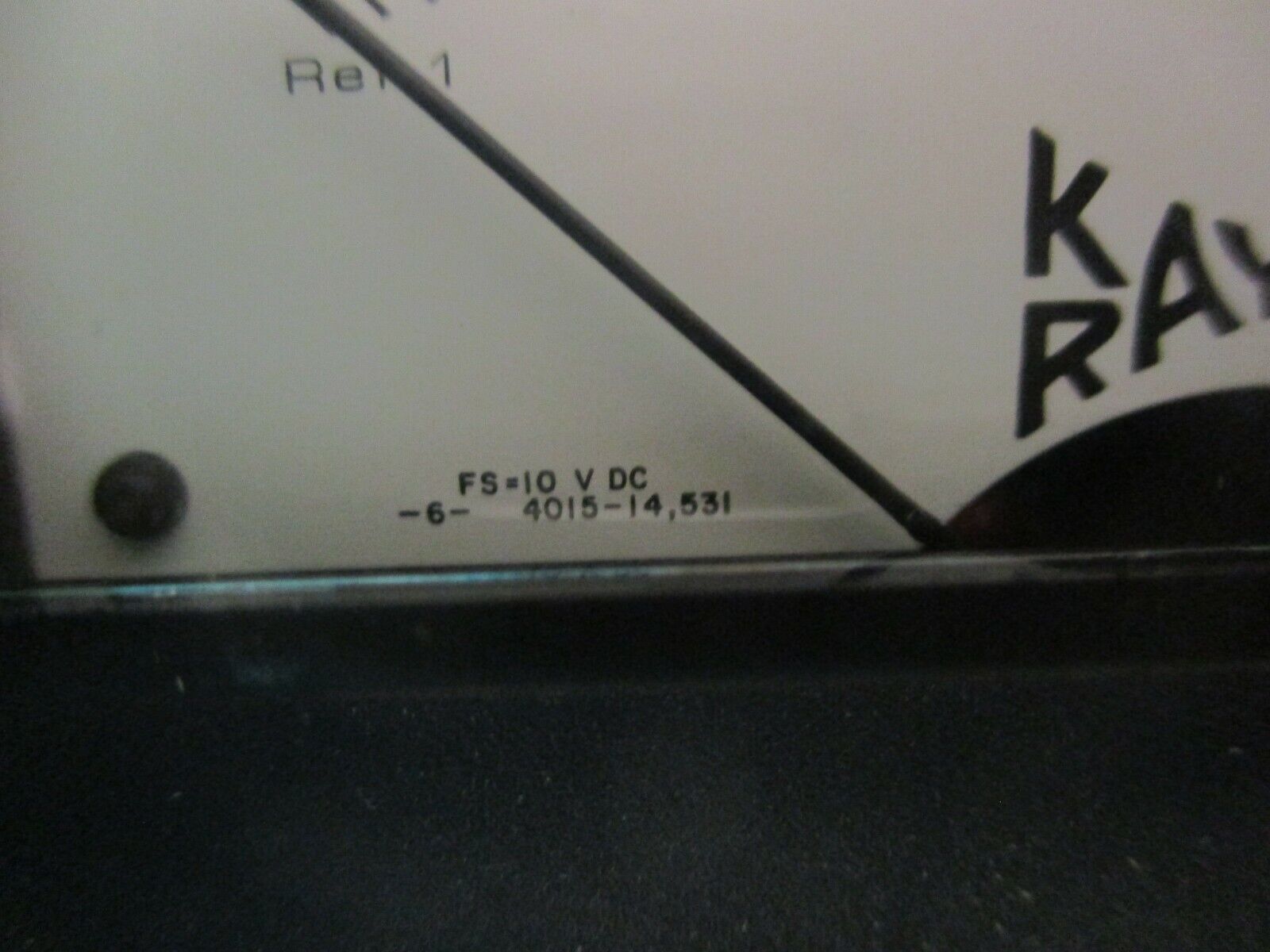 API Kays Rays Meter 4015-14,531 10VDC New Surplus