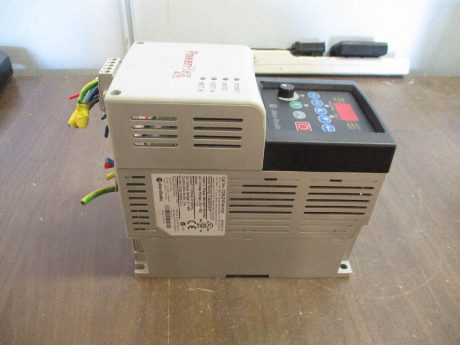Allen-Bradley PowerFlex 40 AC Drive 22B-D1P4N104 0.5HP 3Ph Used