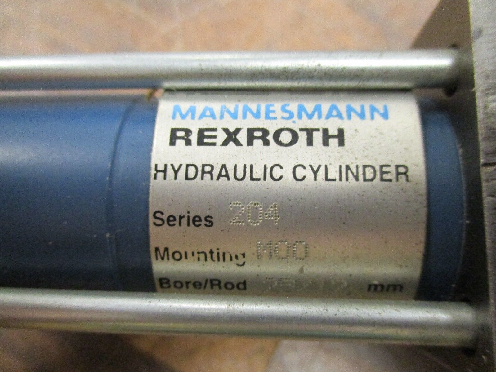 Mannesmann Rexroth Series 204 Hydraulic Cylinder 204-25-4200-1 Used