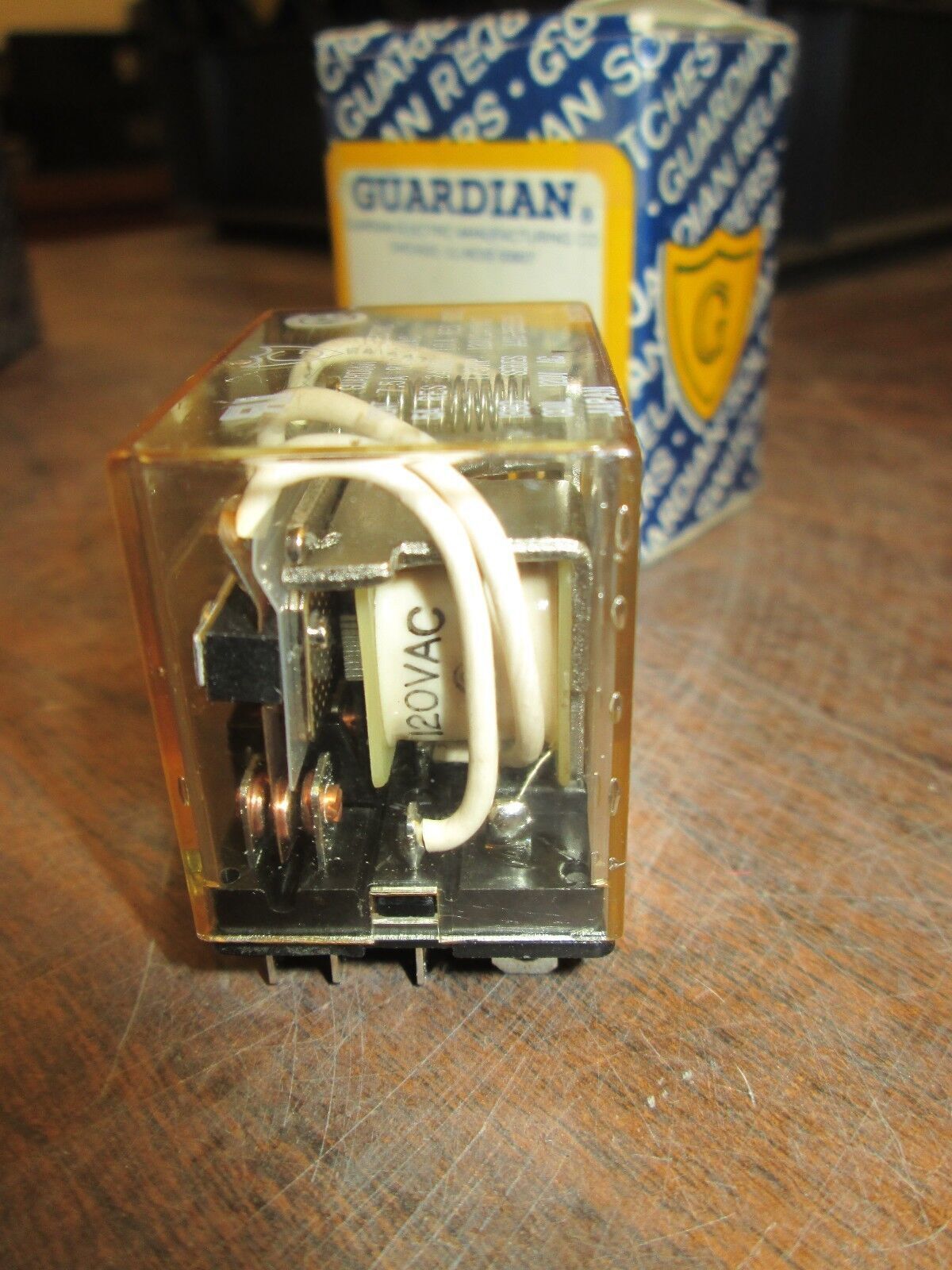 Guardian Relay 1380 4C-120A 10A 120VAC New Surplus