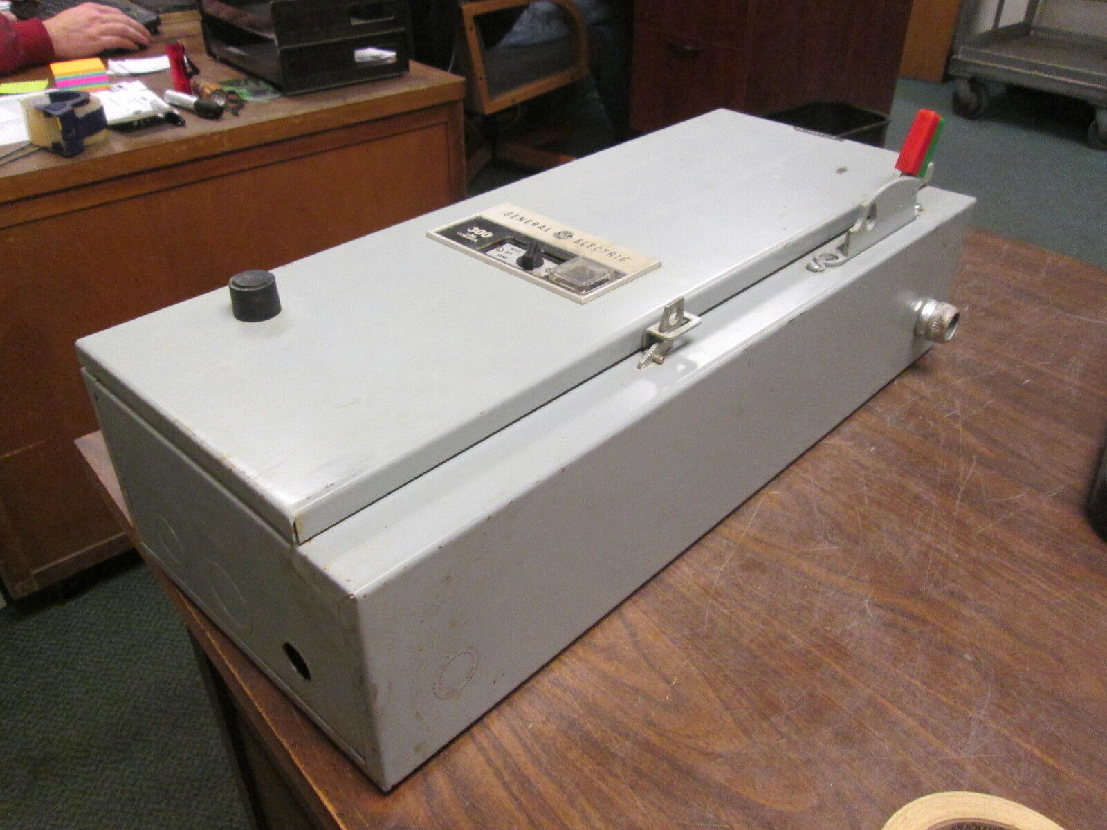 GE Fusible Combination CR308B104DYA10 115-120V Coil Size 0 18A 600V Used