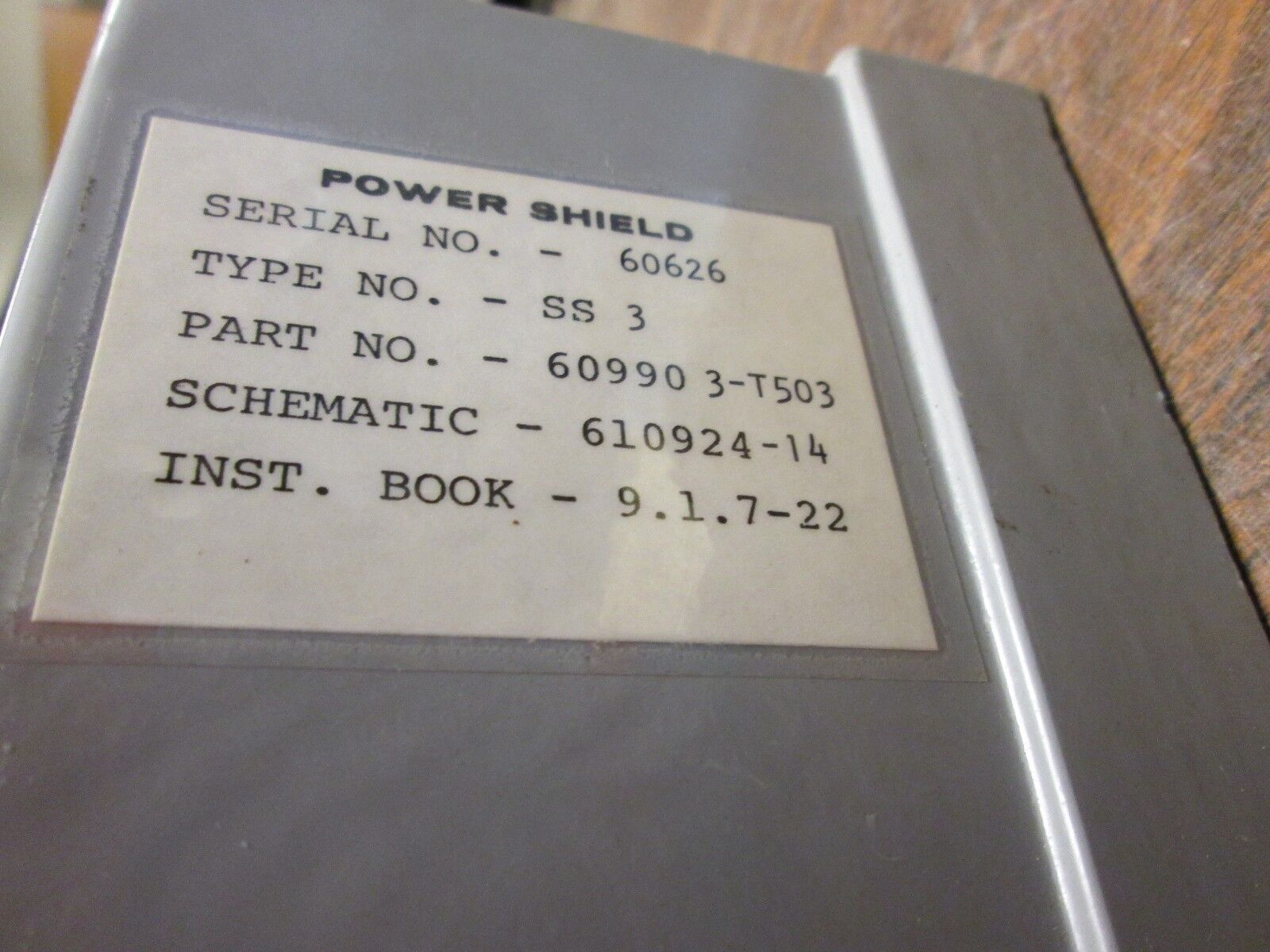 BBC ITE Solid State Trip Type SS 3 609903-T503 Used