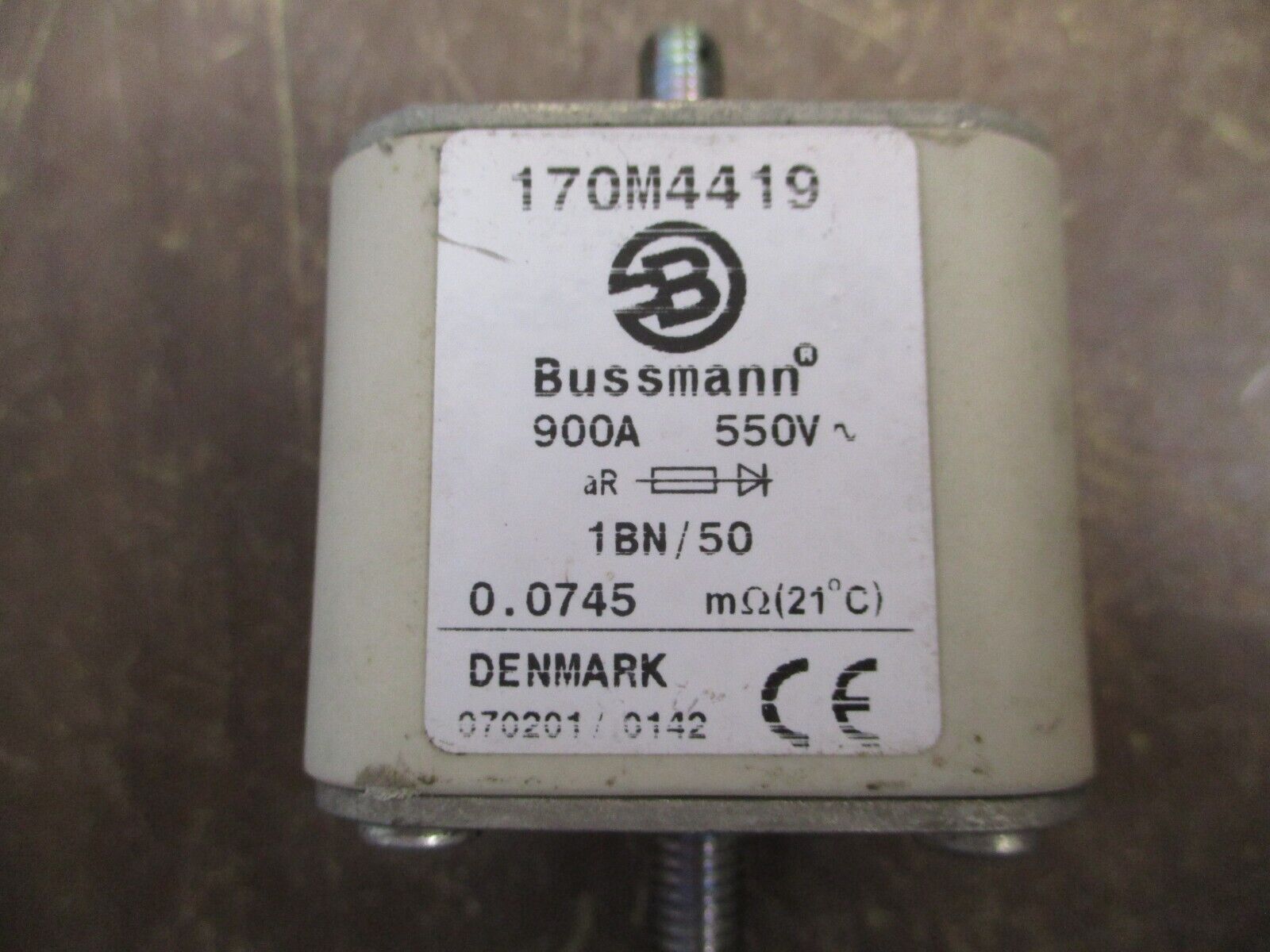 Bussmann Fuse 170M4419 900A 550V Used