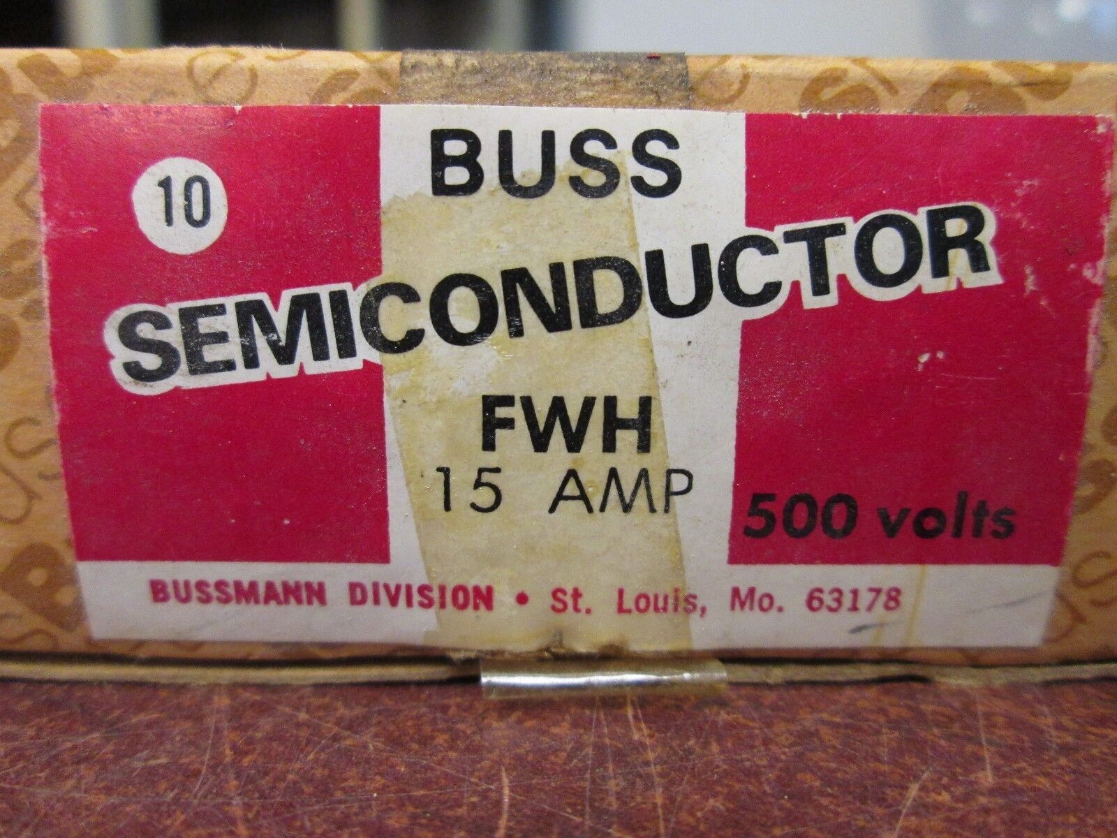Buss Fuse FWH-15 500V 15A *Box of 10* New Surplus