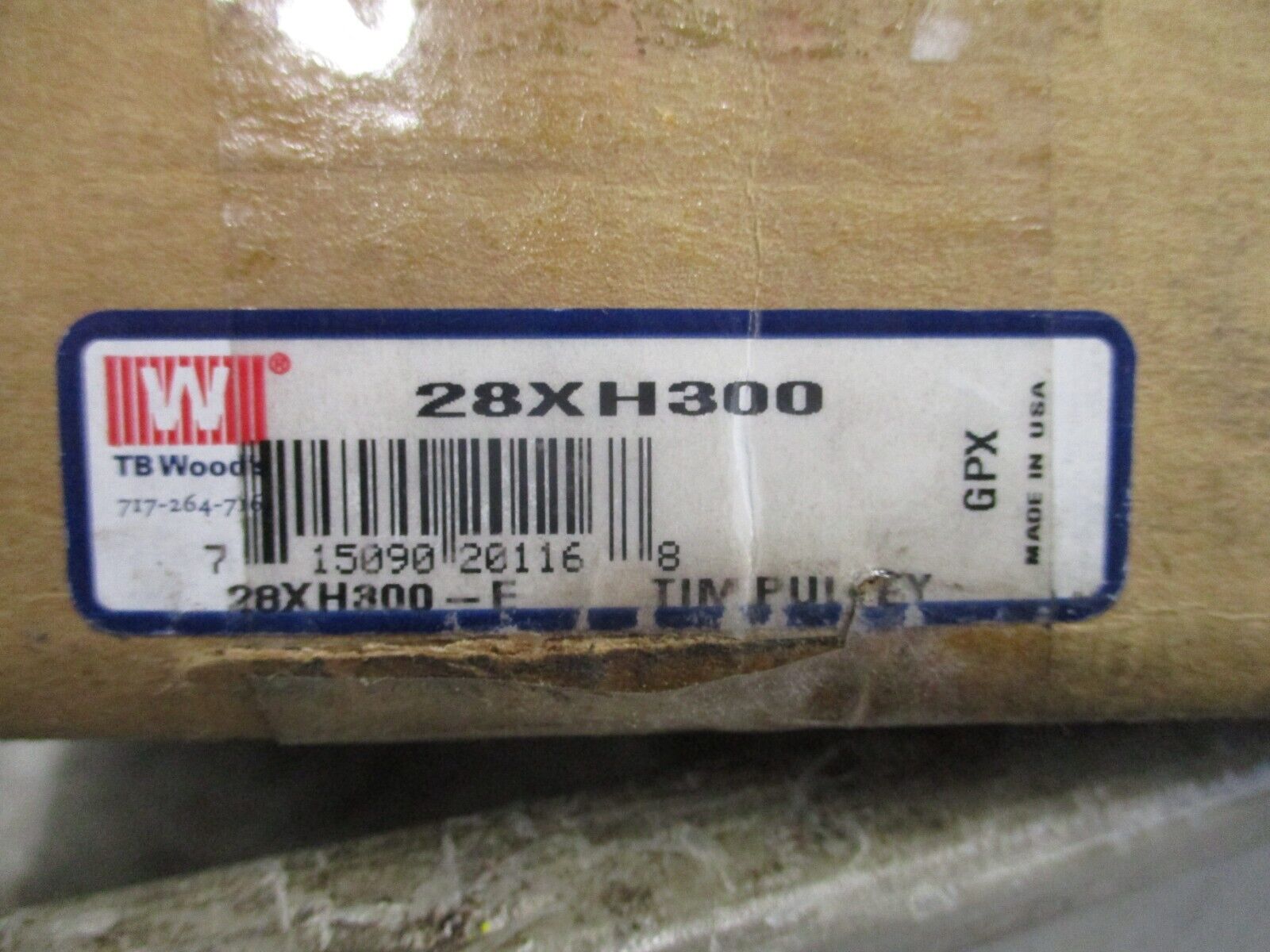 TB Wood's Timing Pulley 28XH300 *Dented*  New Surplus