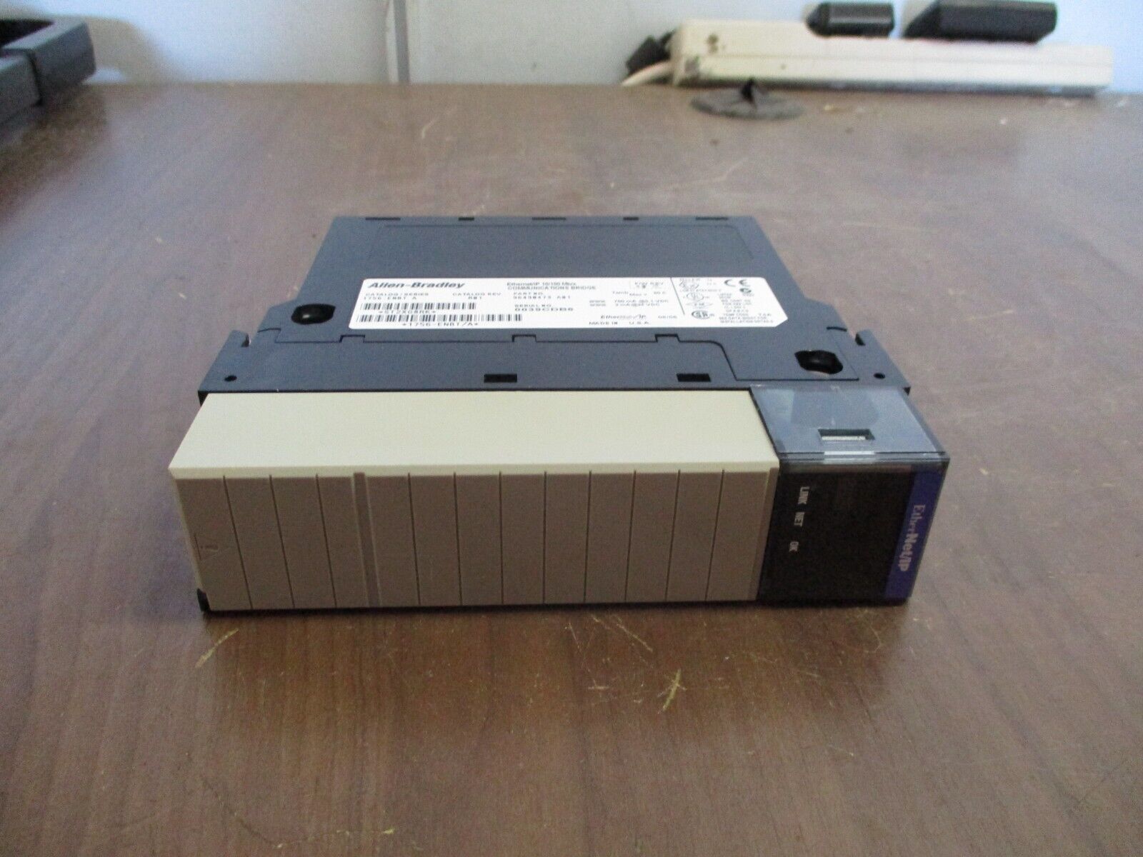 Allen-Bradley Ethernet/IP Comm. Bridge Module 1756-ENBT Ser. A Rev. R01 Used