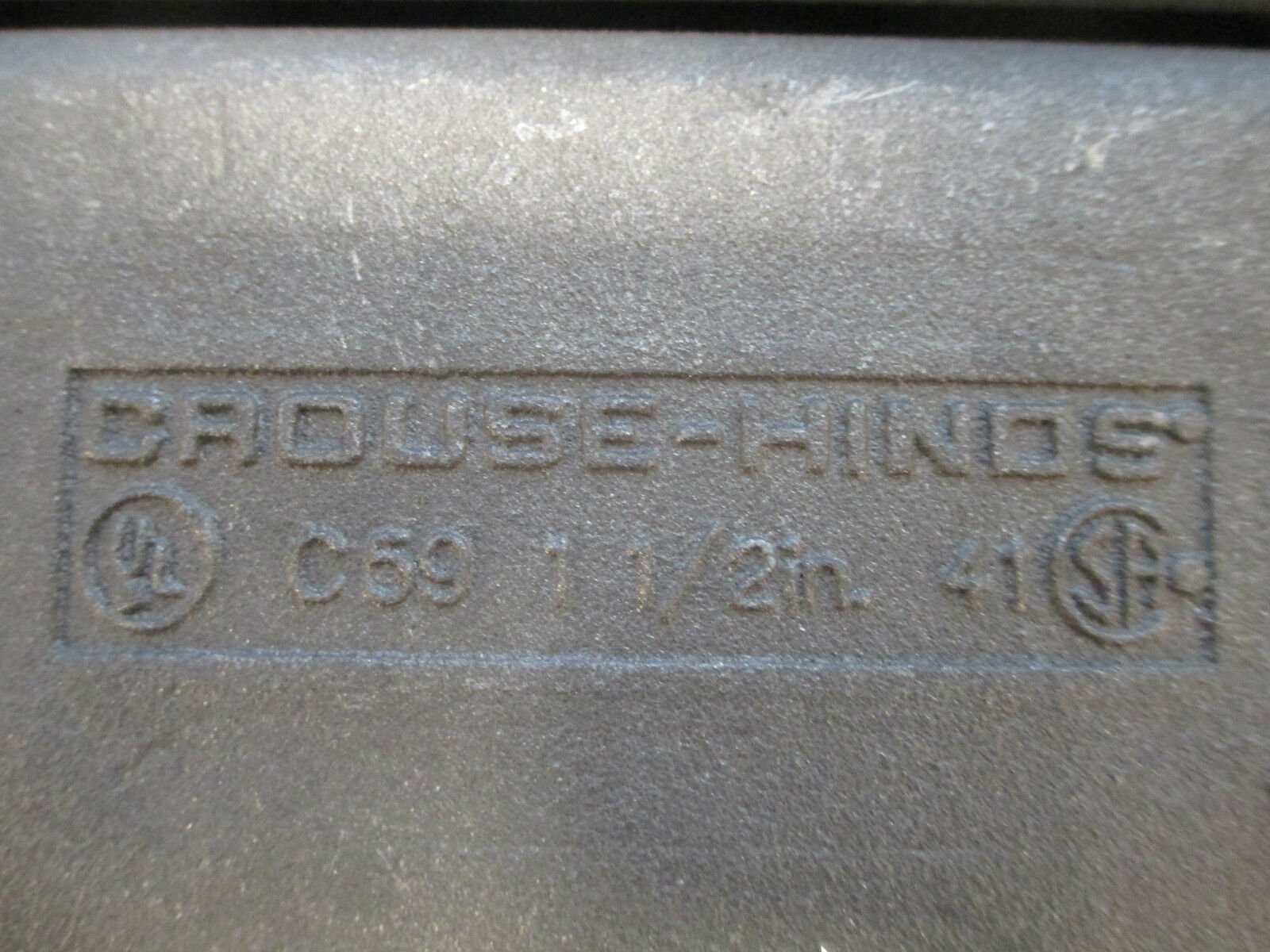 Crouse Hinds 1-1/2" Conduit Outlet Body C59, Mark 9 Body,Box of 2! New in Box!!!