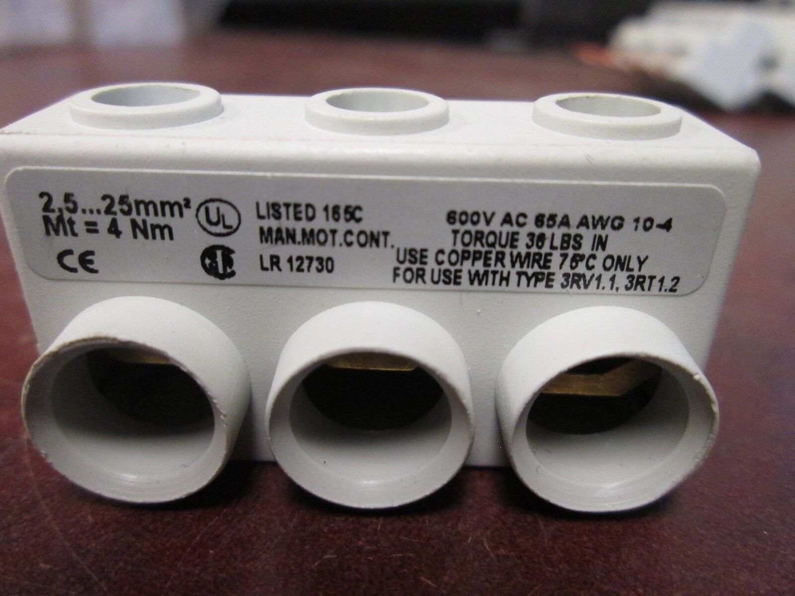 Siemens Connect Terminal 3RV1915-5A *Lot of 4* New Surplus