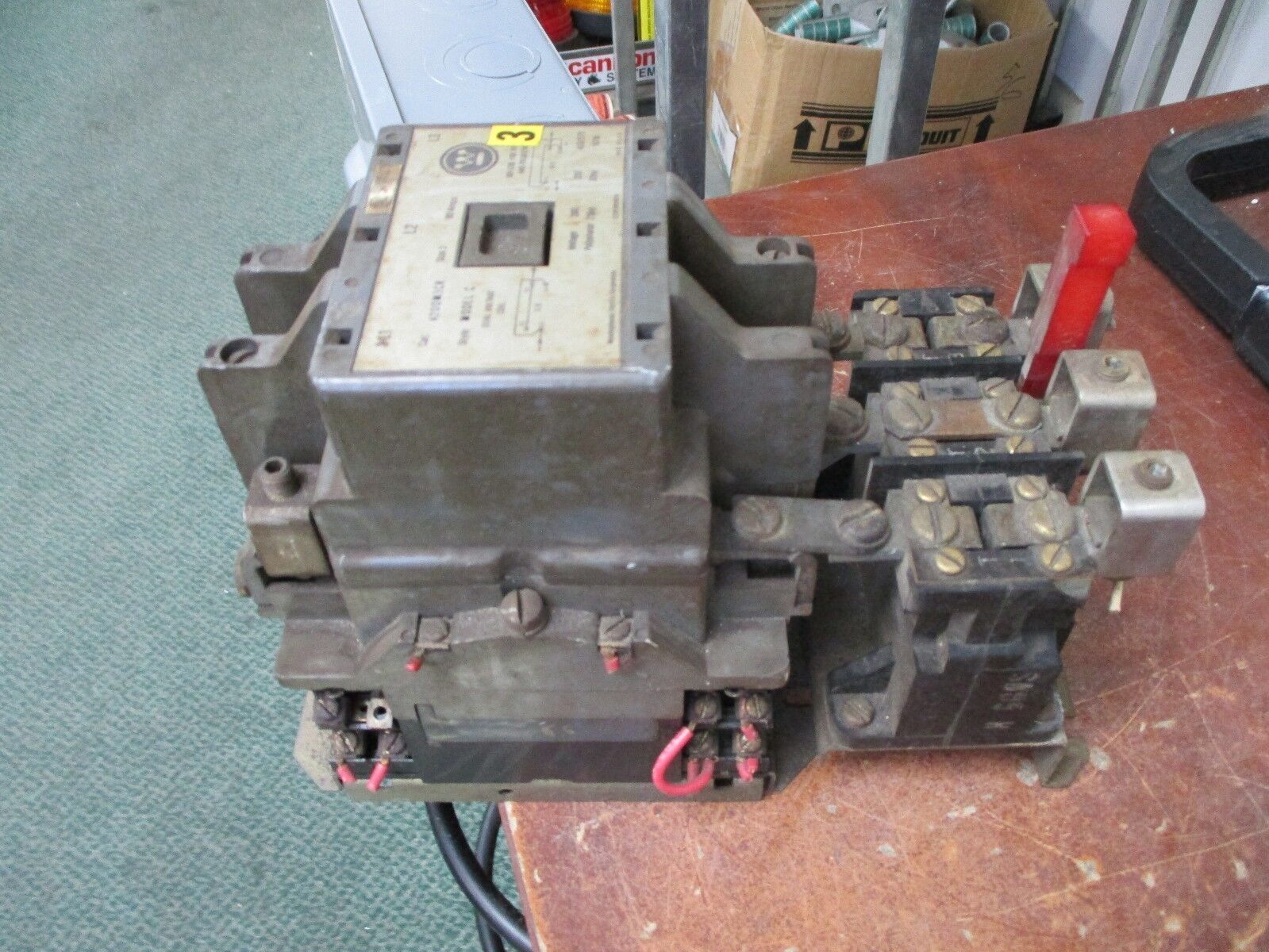 Westinghouse Size 3 Starter A200M3CR 120/240V Coil 90A 600V Used