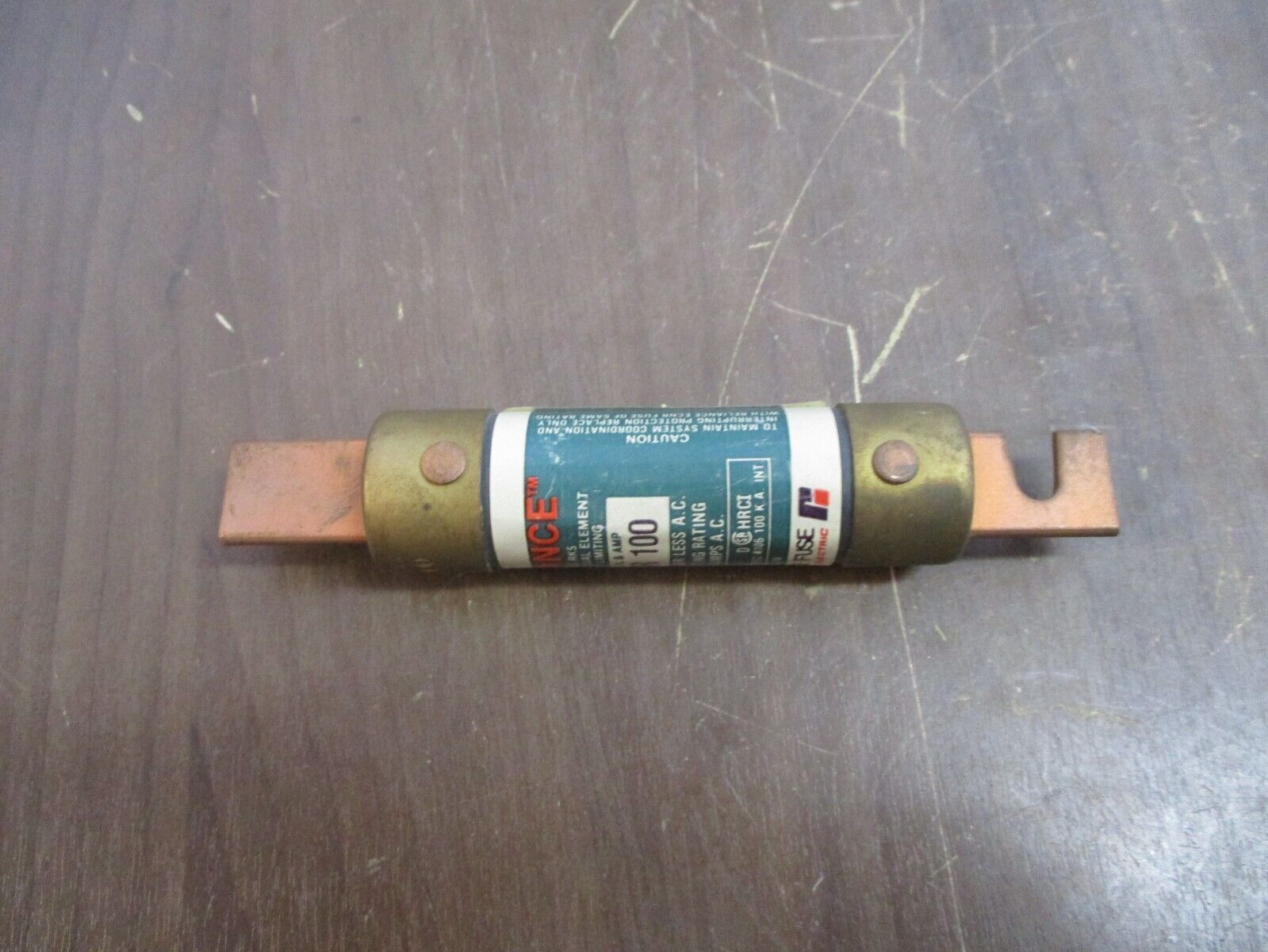 Reliance Fuse ECNR 100 100A 250V Used