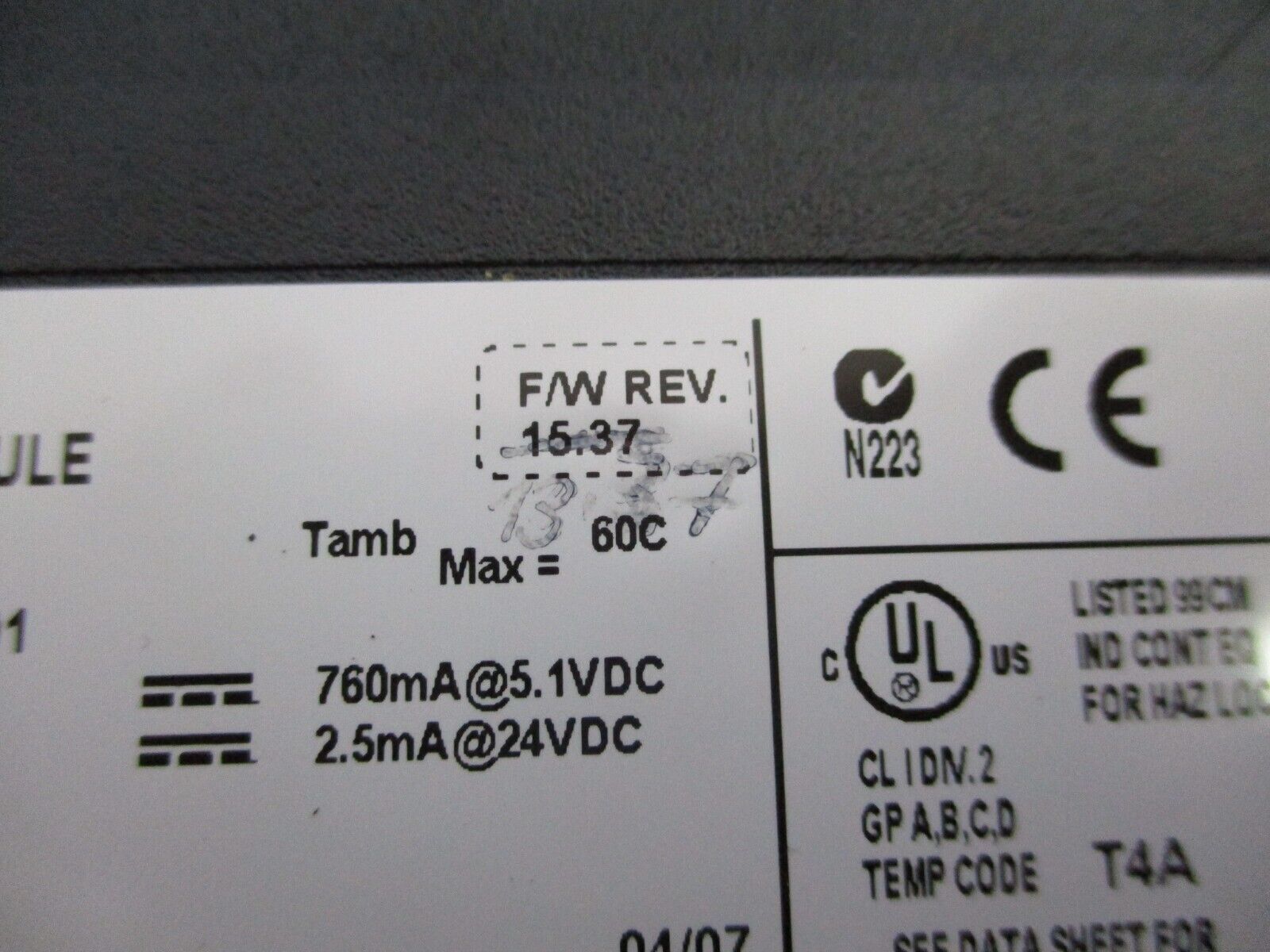 Allen-Bradley 16-Axis Sercos Interface Module 1756-M16SE Ser. A Rev. K01 Used