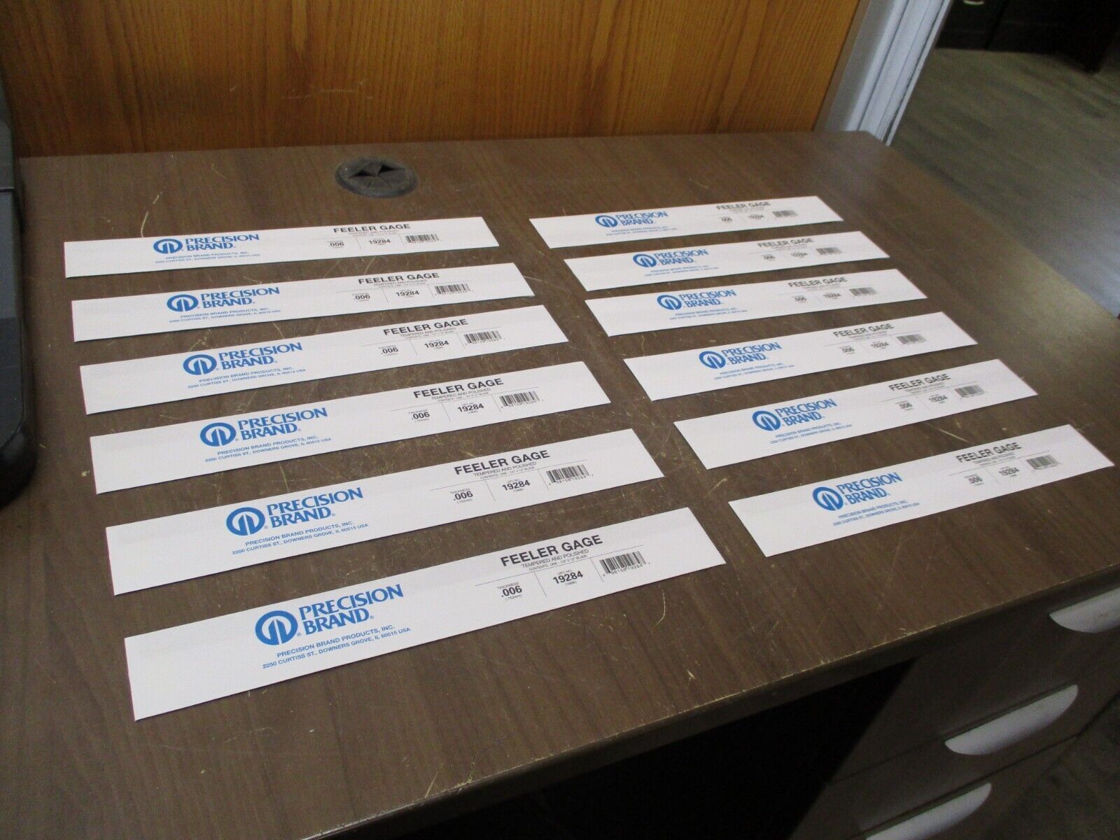 Precision Brand Feeler Gage 19285 Thickness: 0.006 *Box of 12* New Surplus