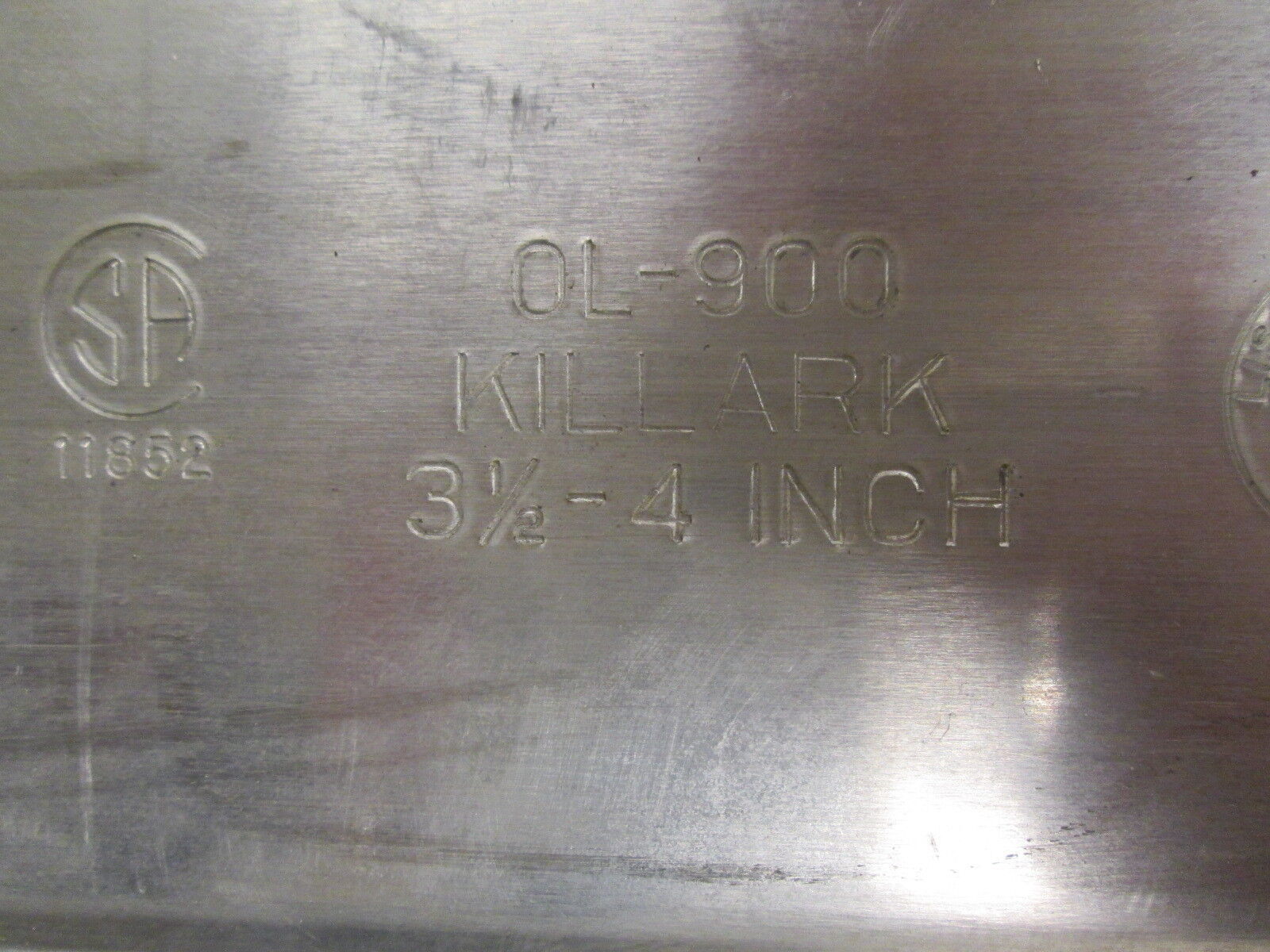 Killark Conduit Body OLB-0 Size: 4" Used