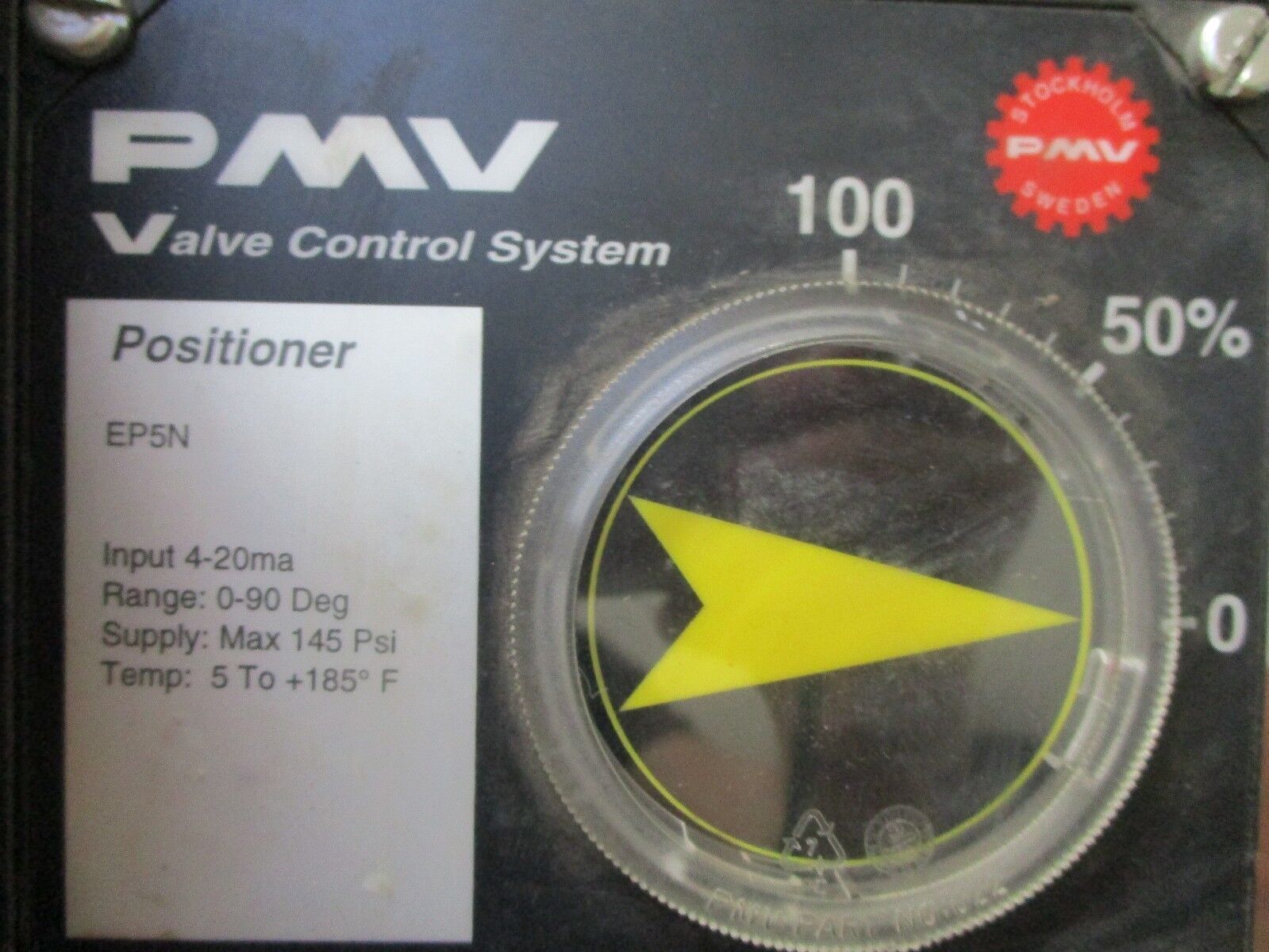 Hytork Hytork-10 Actuator W/ Positioner QA-ISO 9001 120 PSIG Used