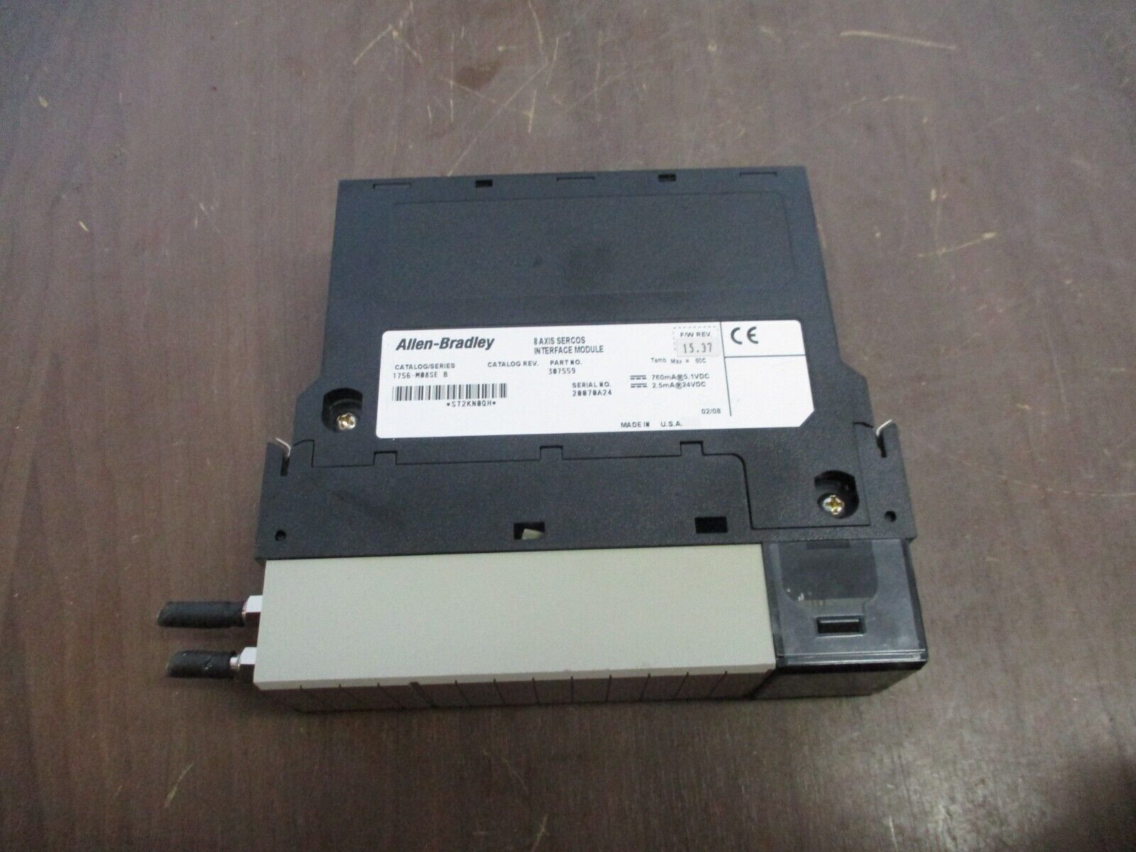 Allen-Bradley Control Logix 8 Axis Sercos Interface Module 1756-M08SE Ser. B