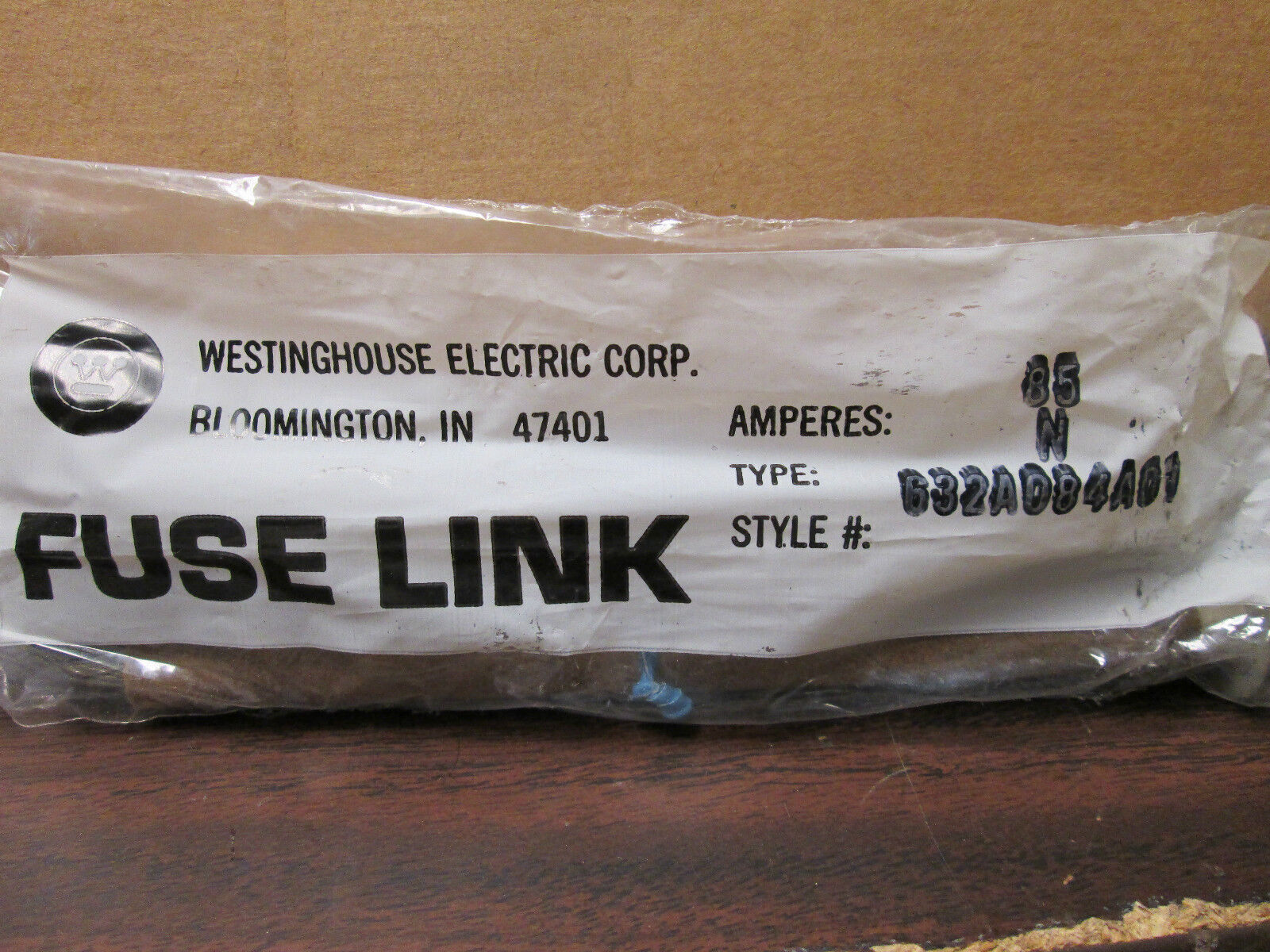 Westinghouse 632A084A01 Type UT 85A Fuse Links *New In Box* Box of 5