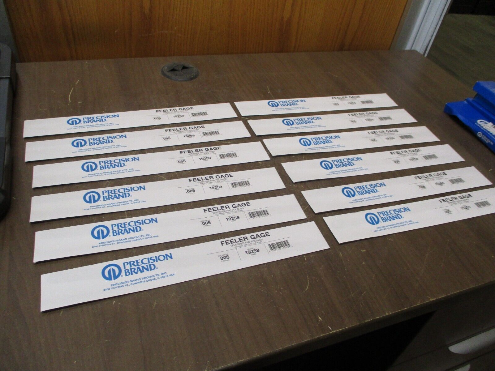 Precision Brand Feeler Gage 19260 Thickness: 0.005 *Box of 12* New Surplus