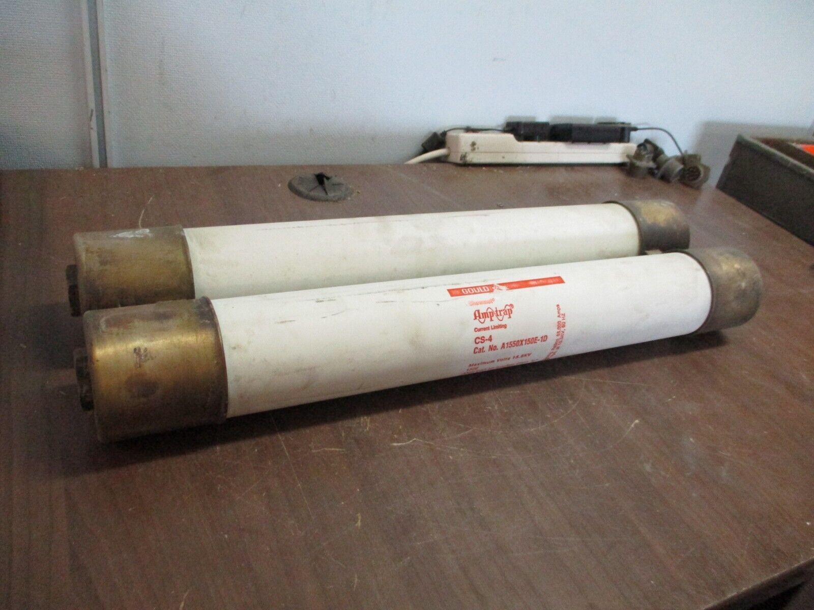 Gould Shawmut CS-4 Amp-Trap Fuse A1550X150E-1D 150E 15.5kV Used