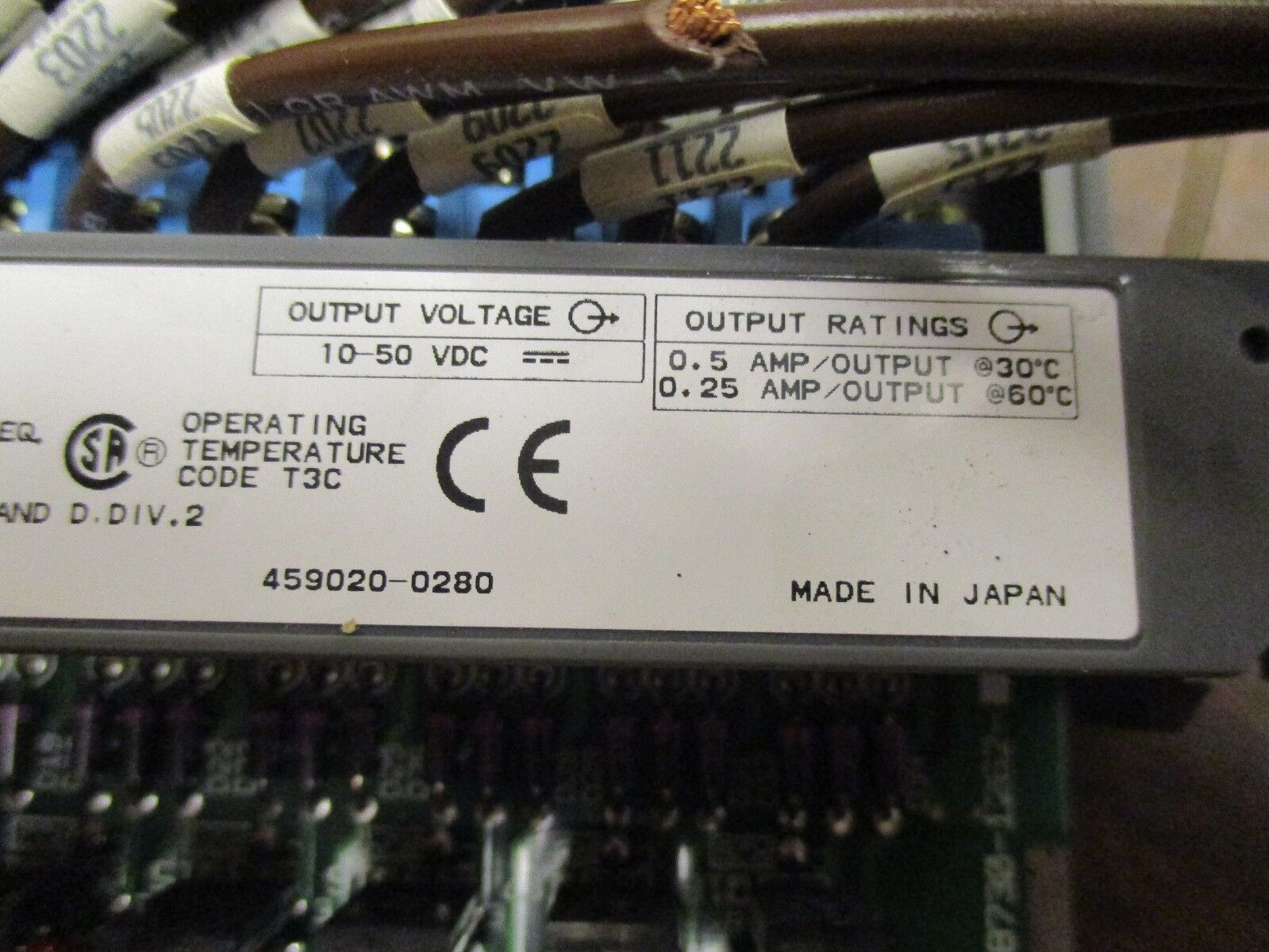 Allen-Bradley SLC500 Output Module 1746-OV16 Ser C 10-50VDC Output Used
