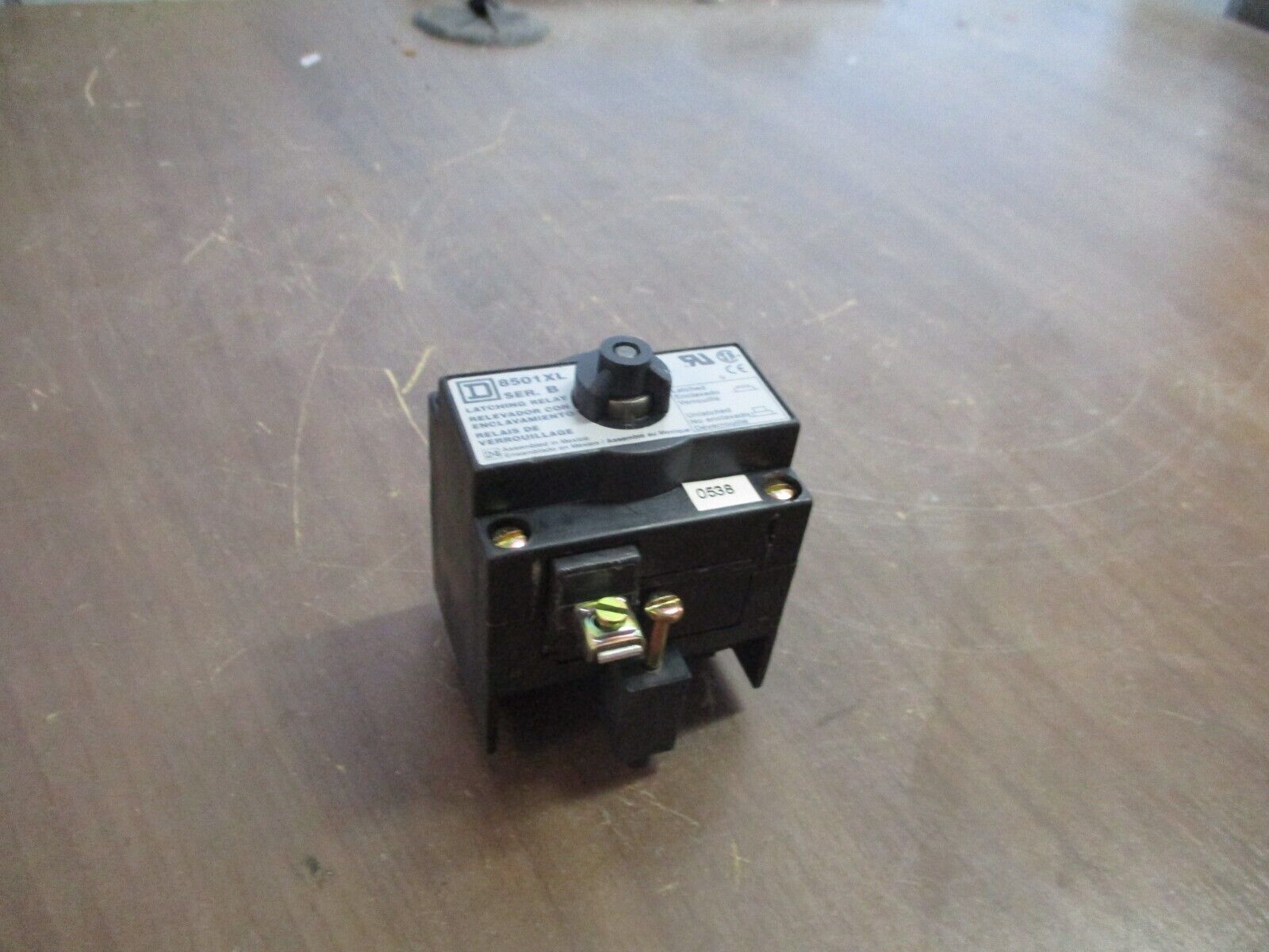 Square D Latching Relay 8501XL Ser. B 120V Coil Used