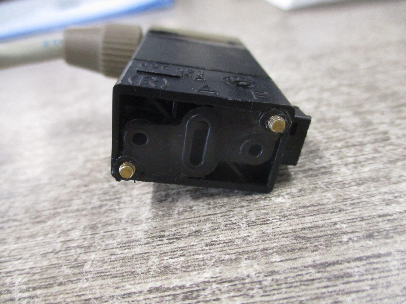 Burkert Solenoid Valve 0375 C 1/16 NBR PL 100 PSI 110-120V Coil Used