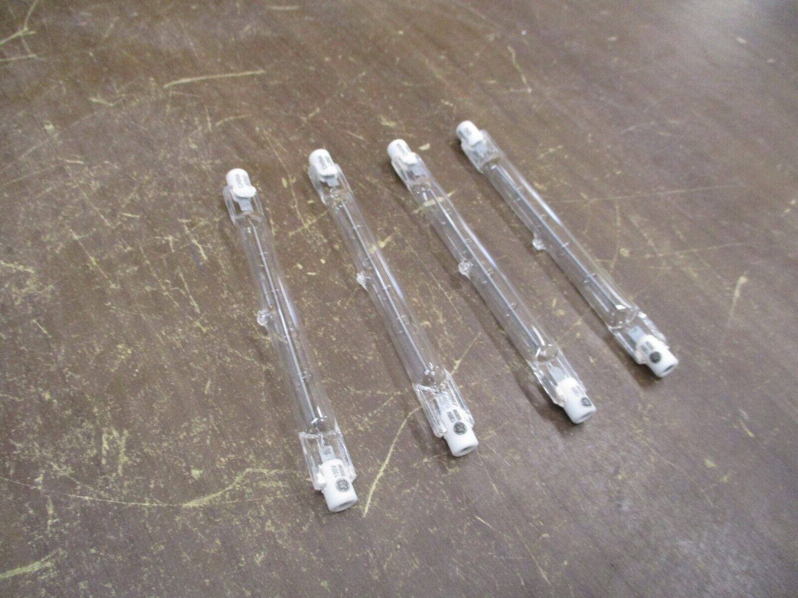 GE Quartzline Tungsten-Halogen Lamp Q500T3/CL 500W 130V Clear *Lot of 4*