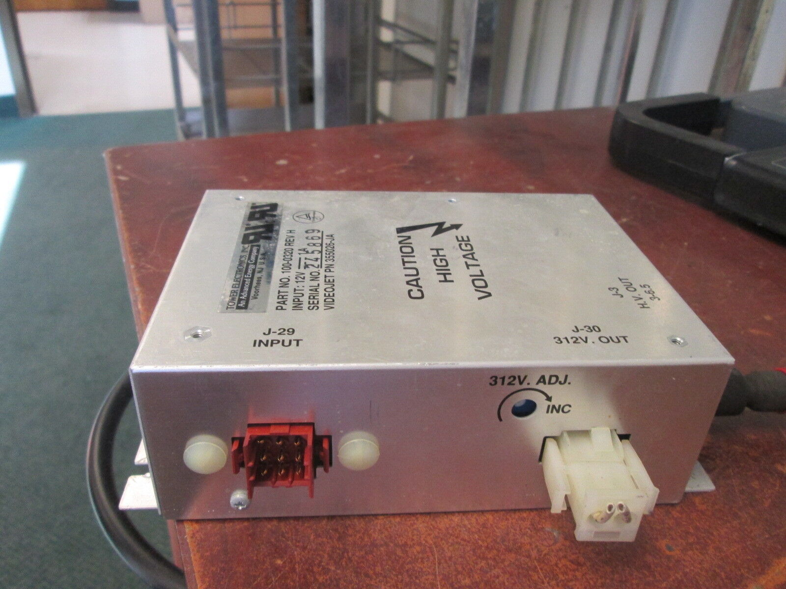 Tower Electronics Power Supply 100-0320 12V 1A Used