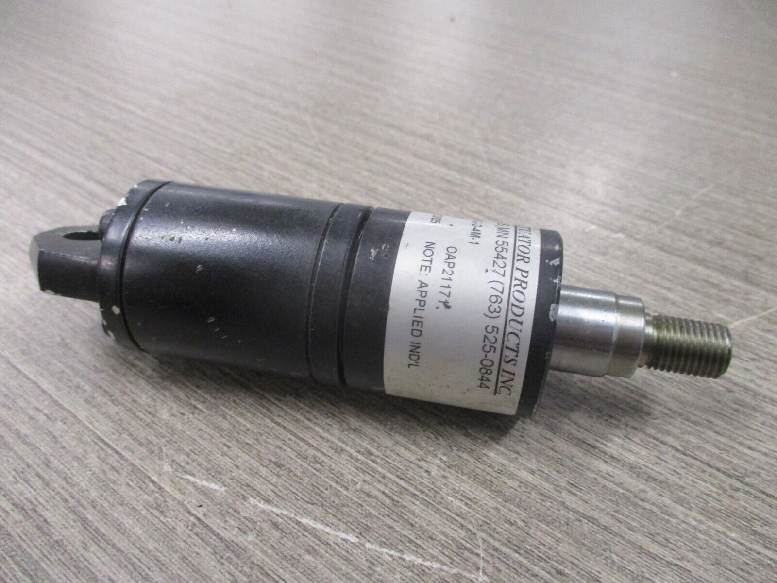 Custom Actuator Products Hydraulic Cylinder 627397 1" 5/8" Stroke Used