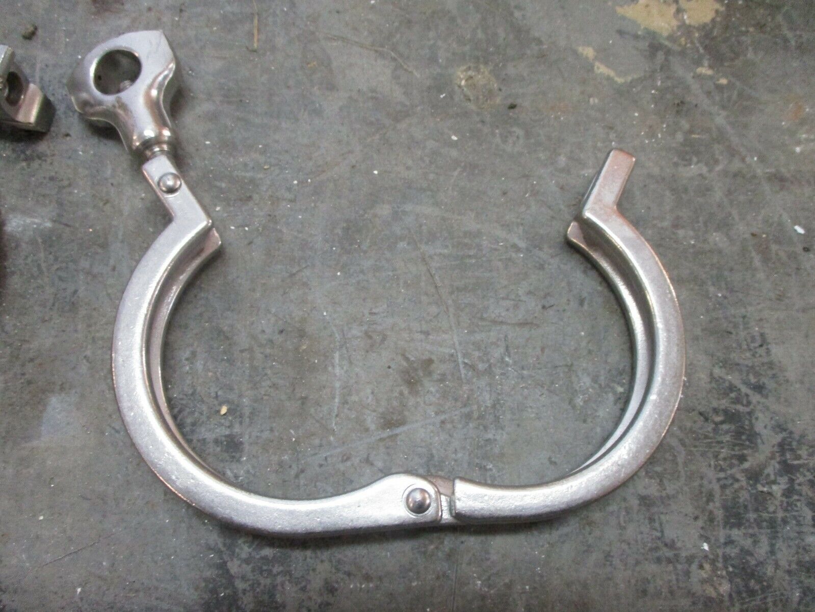 Misc. Brand Stainless Steel Sanitary Clamp Size: 3" *Lot of 2* Used