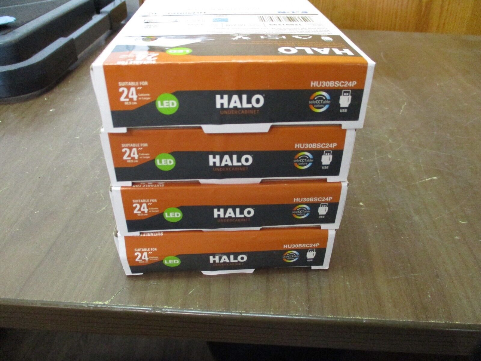 Eaton Halo Undercabinet LED Light HU30BSC24P 24" Selectable CCT White *Box of 4*