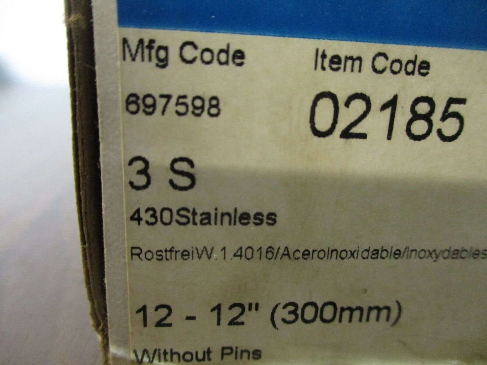 Flexco Clipper Stainless Belt Fasteners 3 S 12" *Box of 12* New Surplus