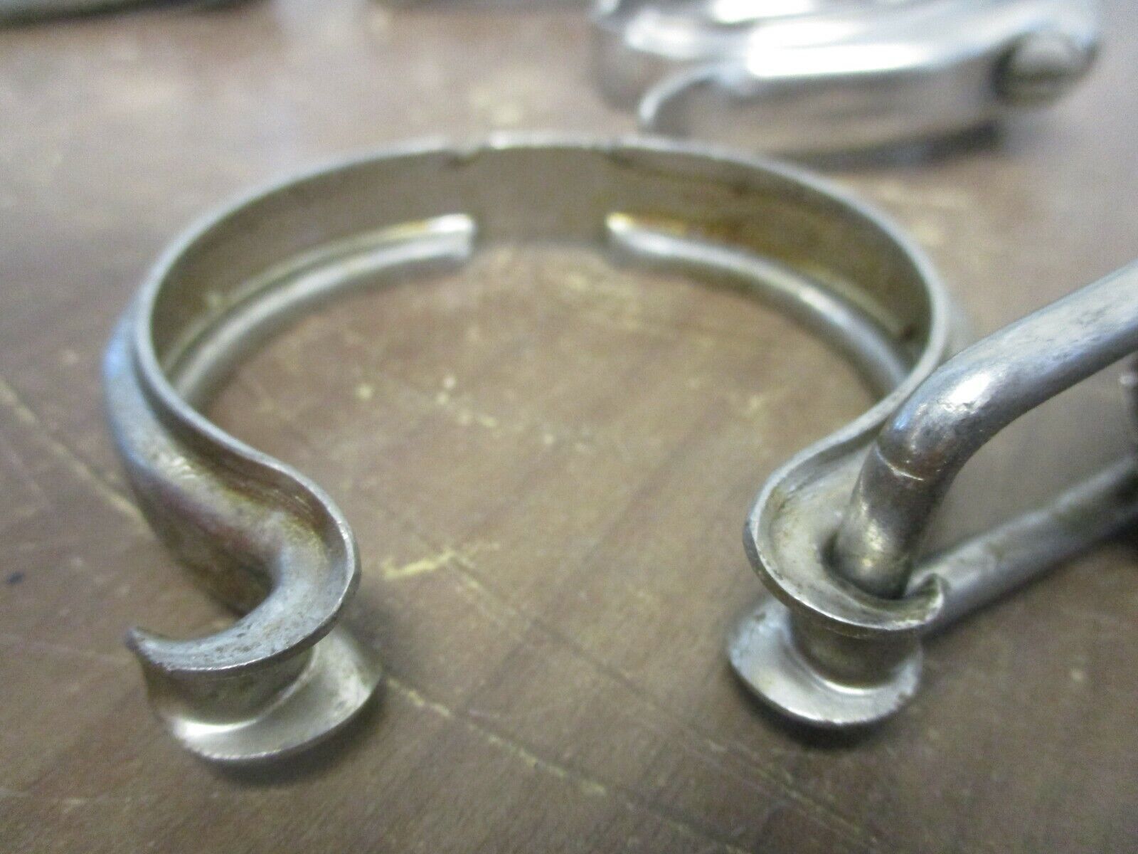 Misc. Brand Stainless Steel Sanitary Clamp Size: 2-1/4" Used **Lot of 5**