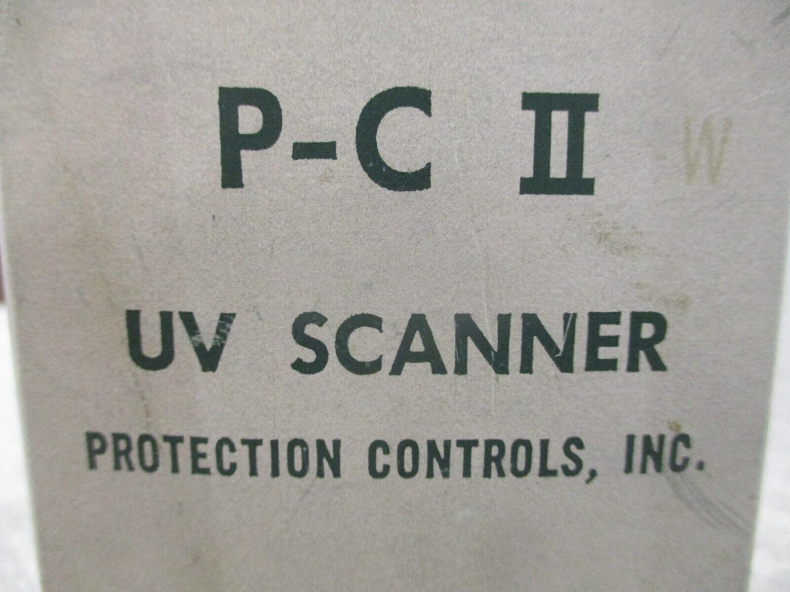 Protection Controls Inc. UV Scanner P-C II New Surplus