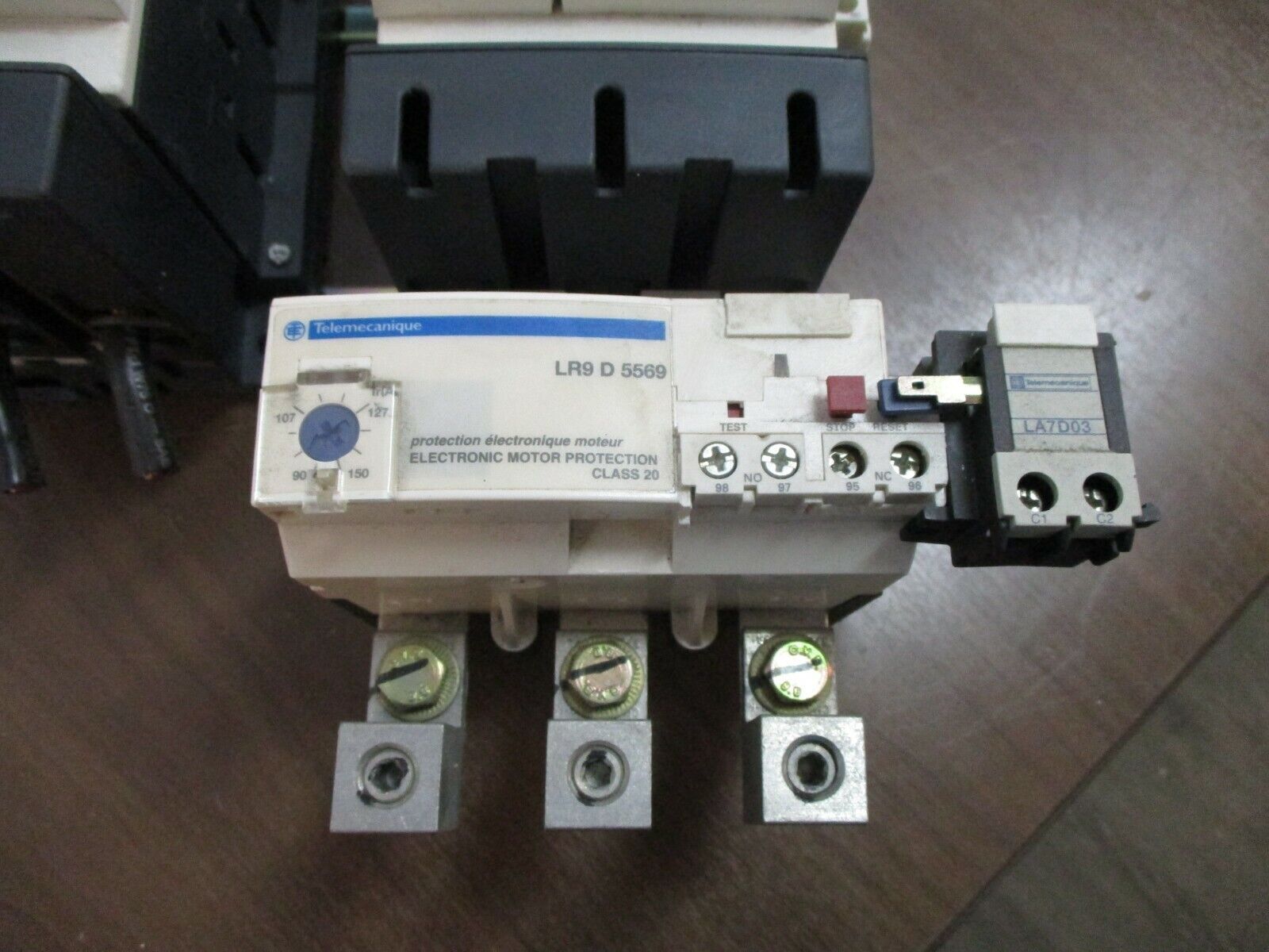 Telemecanique Reversing Starter LC2D115/LR9D5569 50-127V Coil Trip: 90-150A 600V