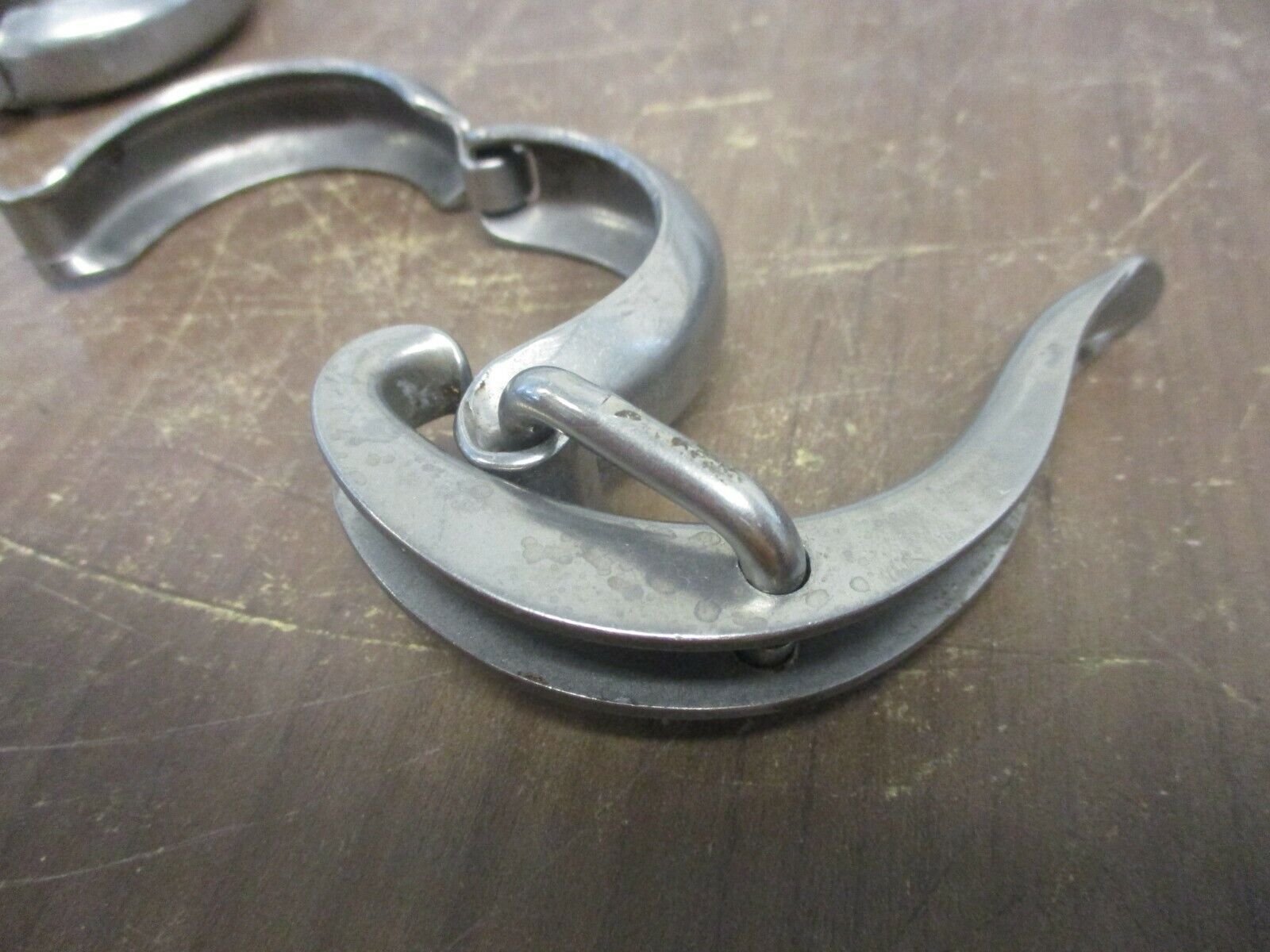 Misc. Brand Stainless Steel Sanitary Clamp Size: 1.5" Used **Lot of 4**