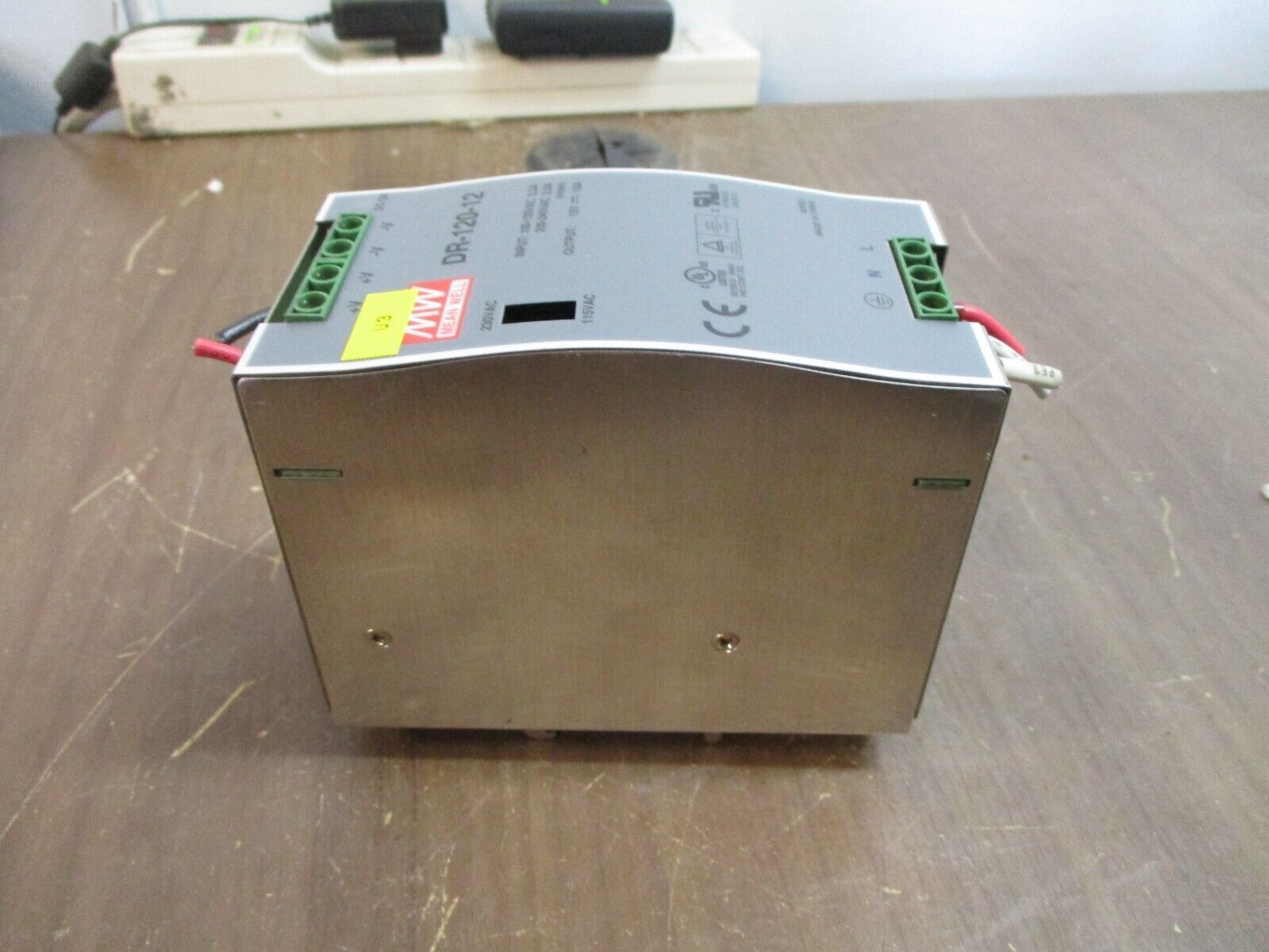 Mean Well Power Supply DR-120-12 Input: 100-120VAC 3.3A 200-240VAC 2.0A 50/60Hz