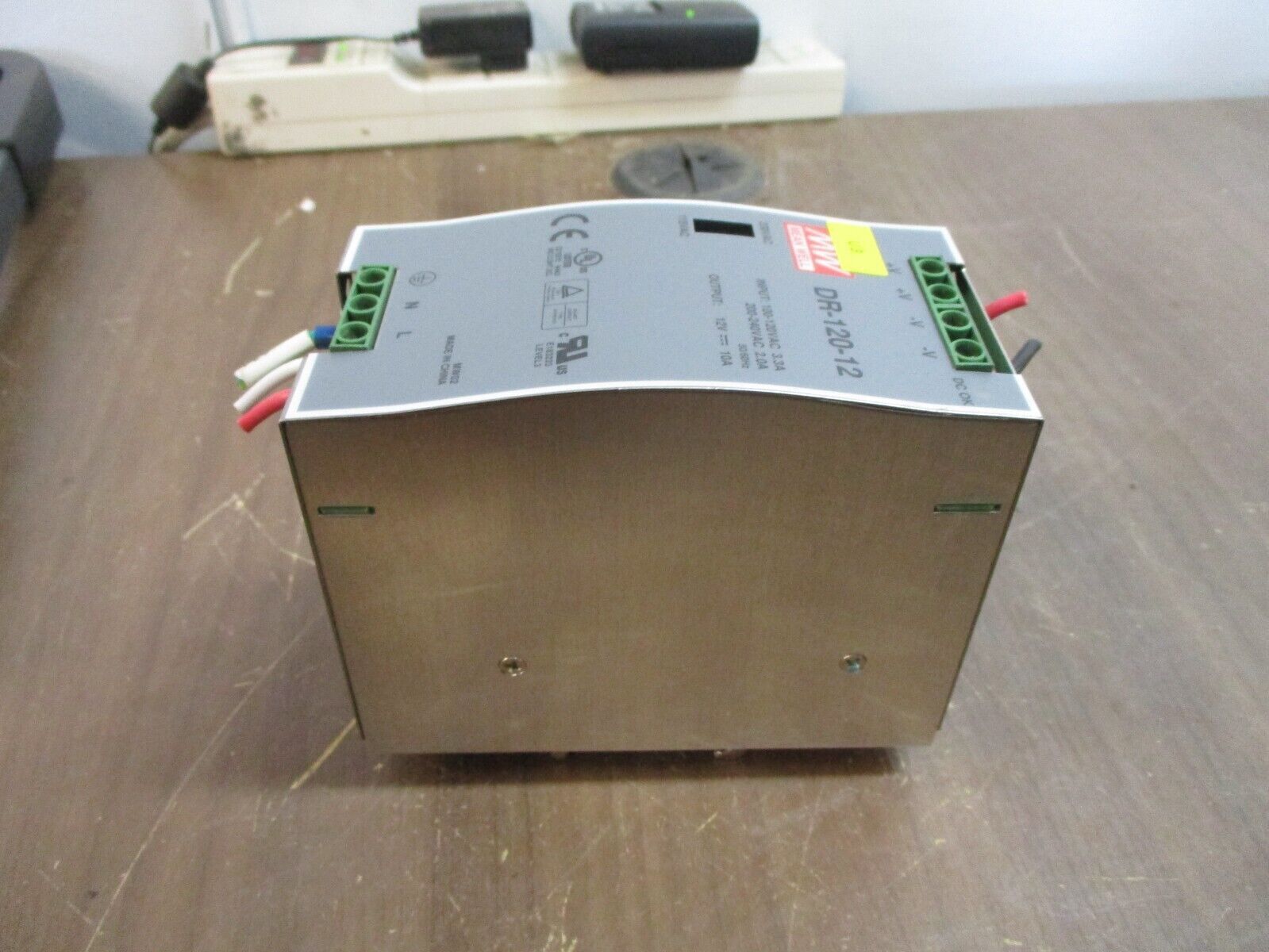 Mean Well Power Supply DR-120-12 Input: 100-120VAC 3.3A 200-240VAC 2.0A 50/60Hz