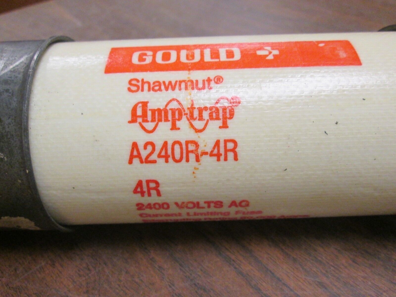 Gould Shawmut Amp-Trap Fuse A240R-4R 2.4KV 4R Used