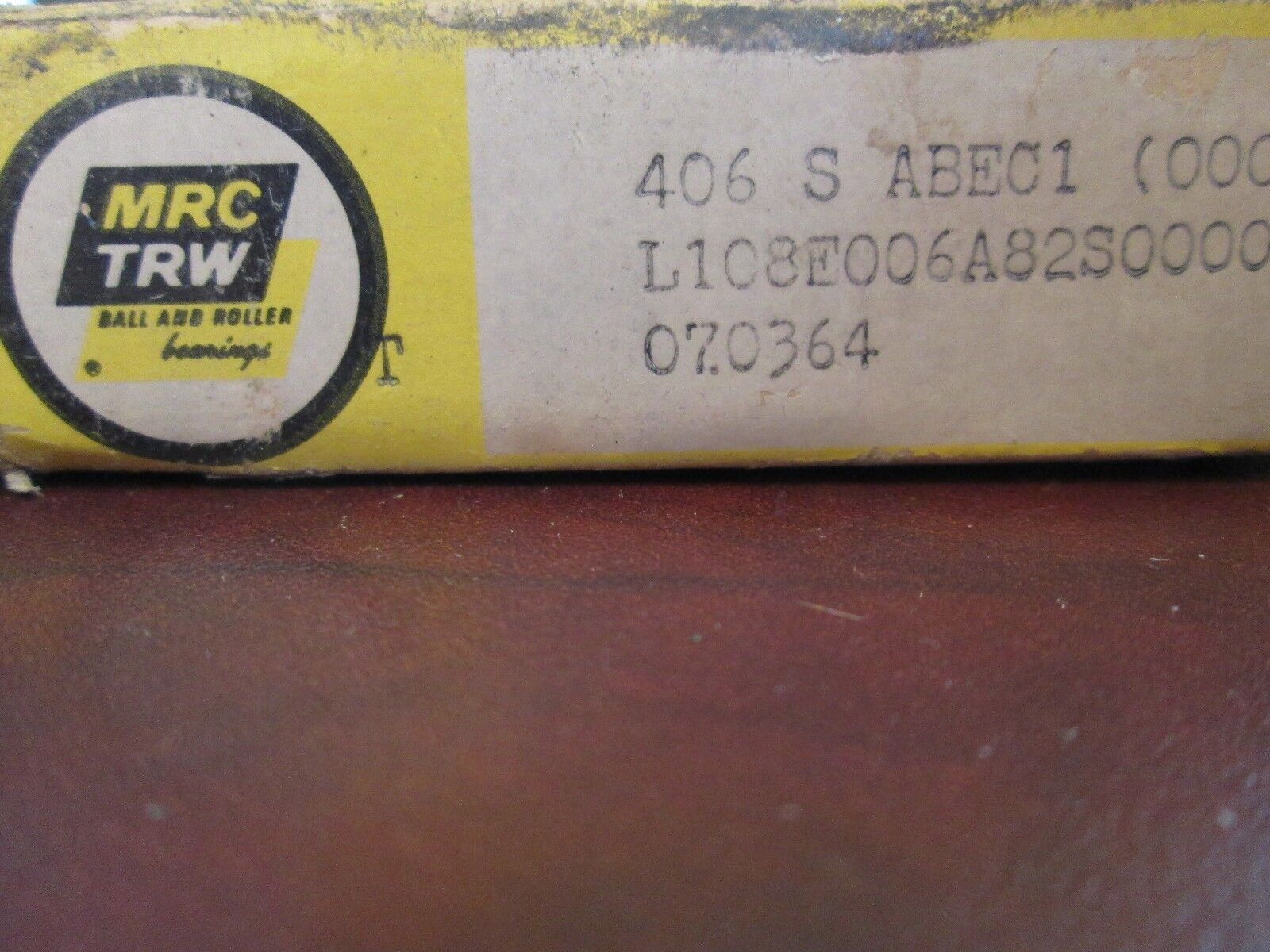MRC Ball Bearing 406S Inside Diameter 30MM Outside Diameter 90MM New Surplus