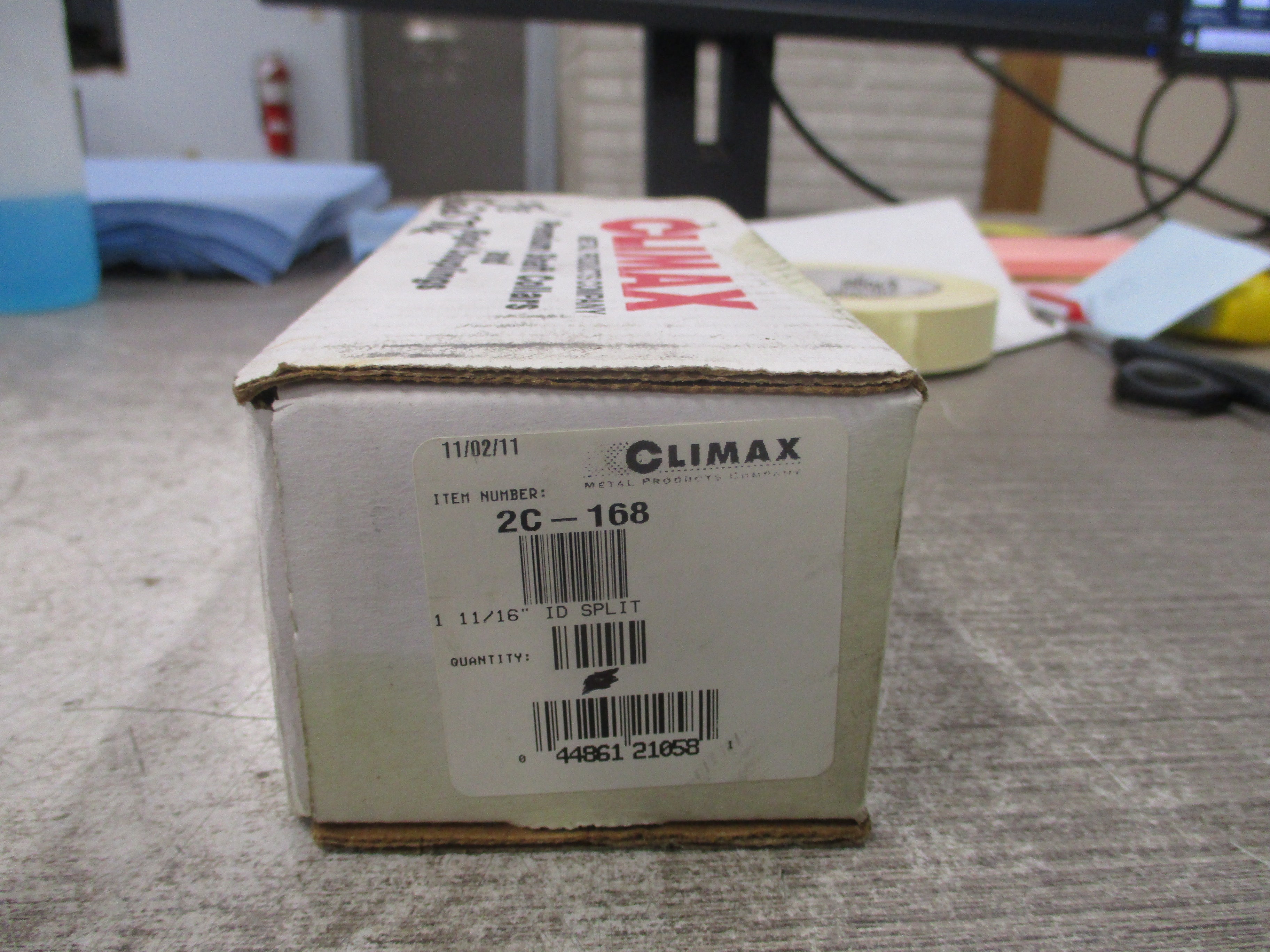 Climax Clamping Shaft Collar 2C-168 1-11/16" ID *Box of 4* New Surplus