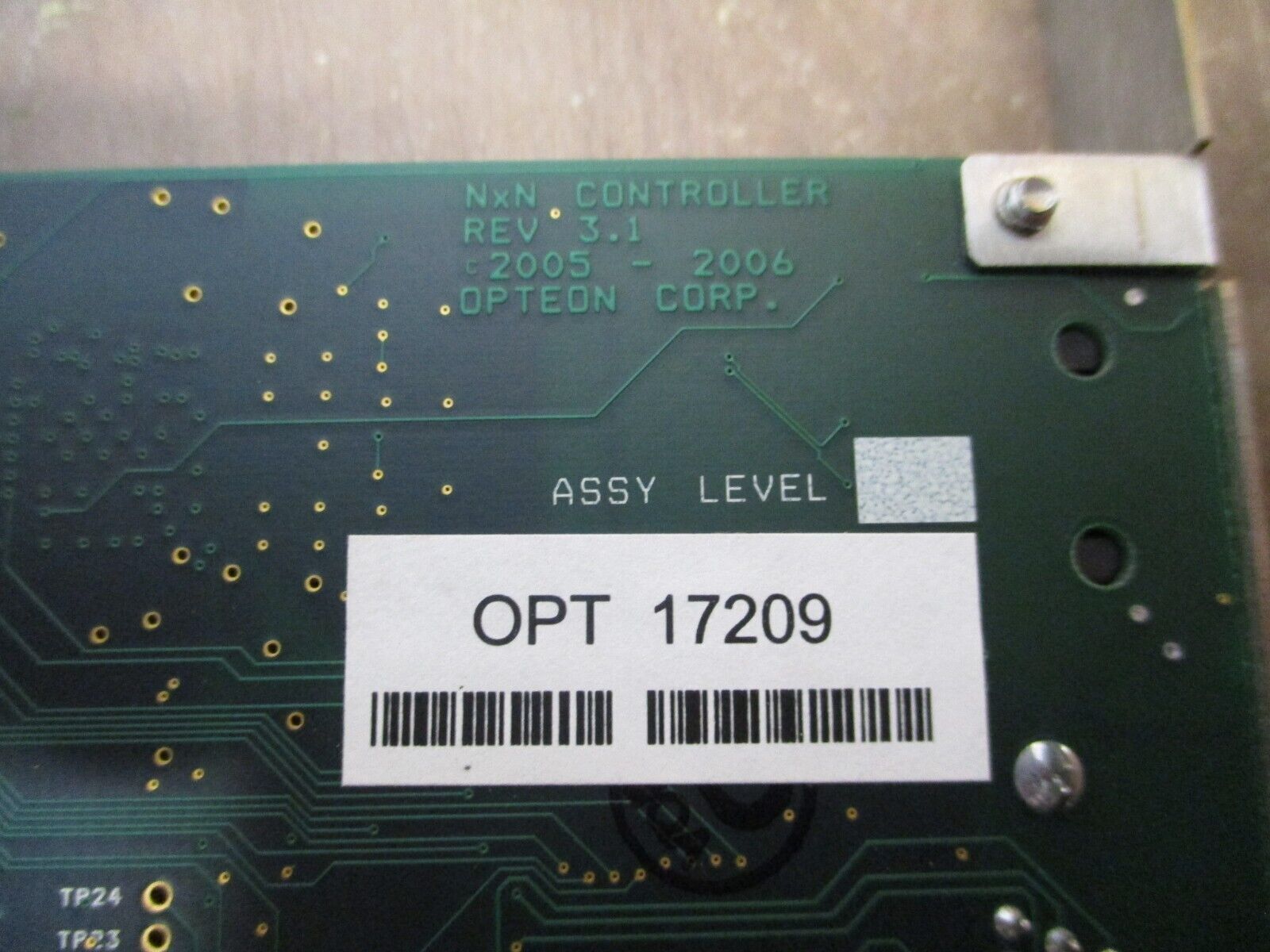 Opteon NxN Controller OPT 17209 Rev. 3.1 Used