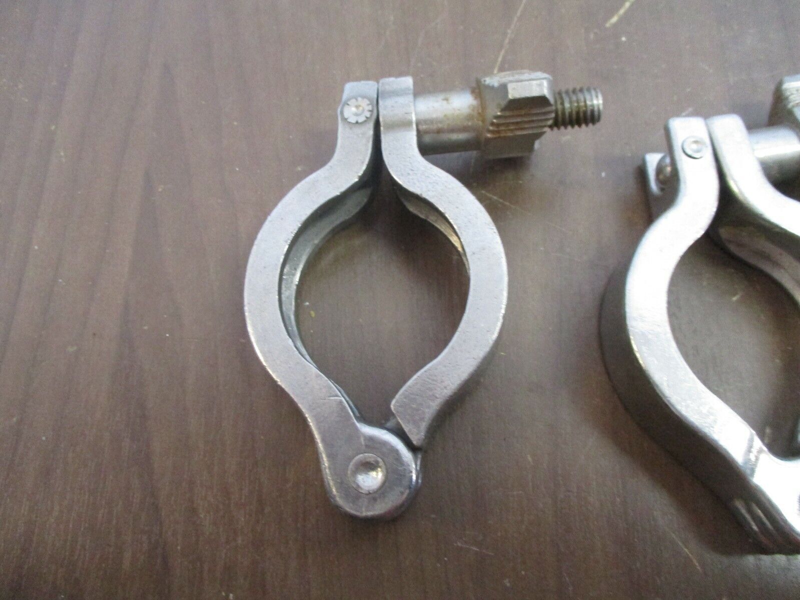 Misc. Brand Stainless Steel Sanitary Clamp Size: 1.5" *Lot of 4* Used