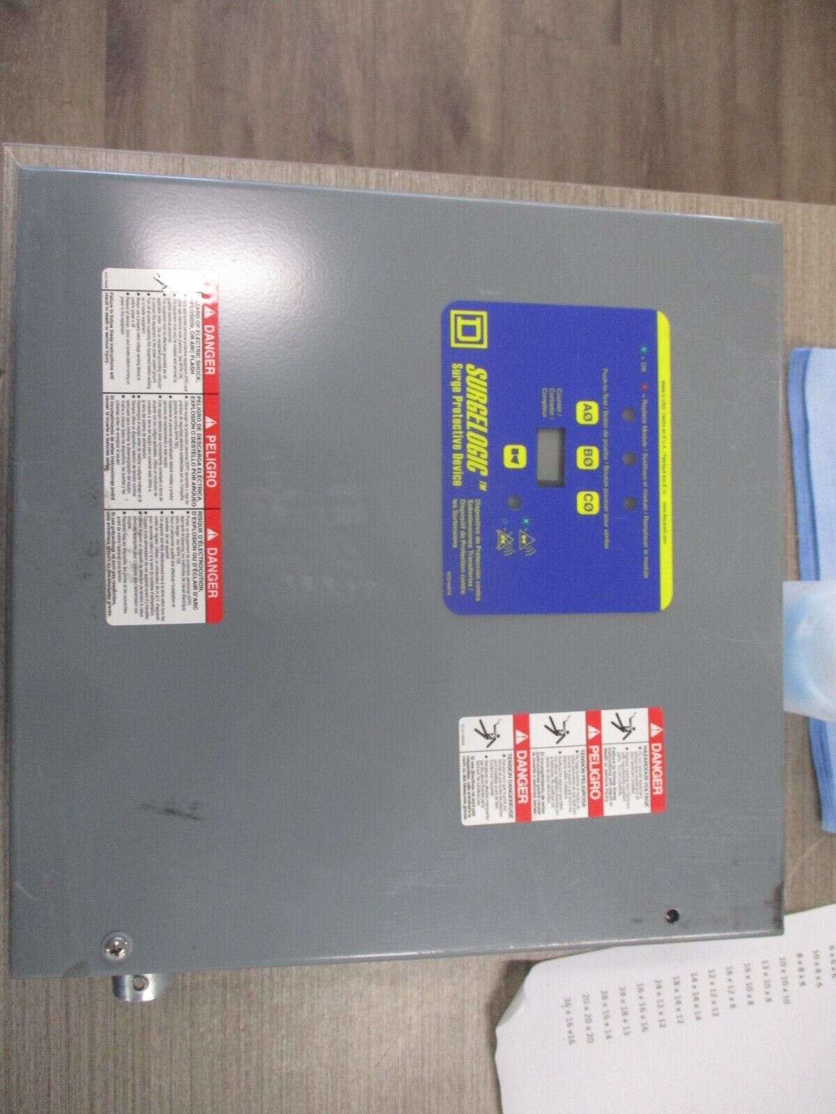 Square D SurgeLogic Protective Device TVS4EBA16A Ser.002 480Y/277V 3ph