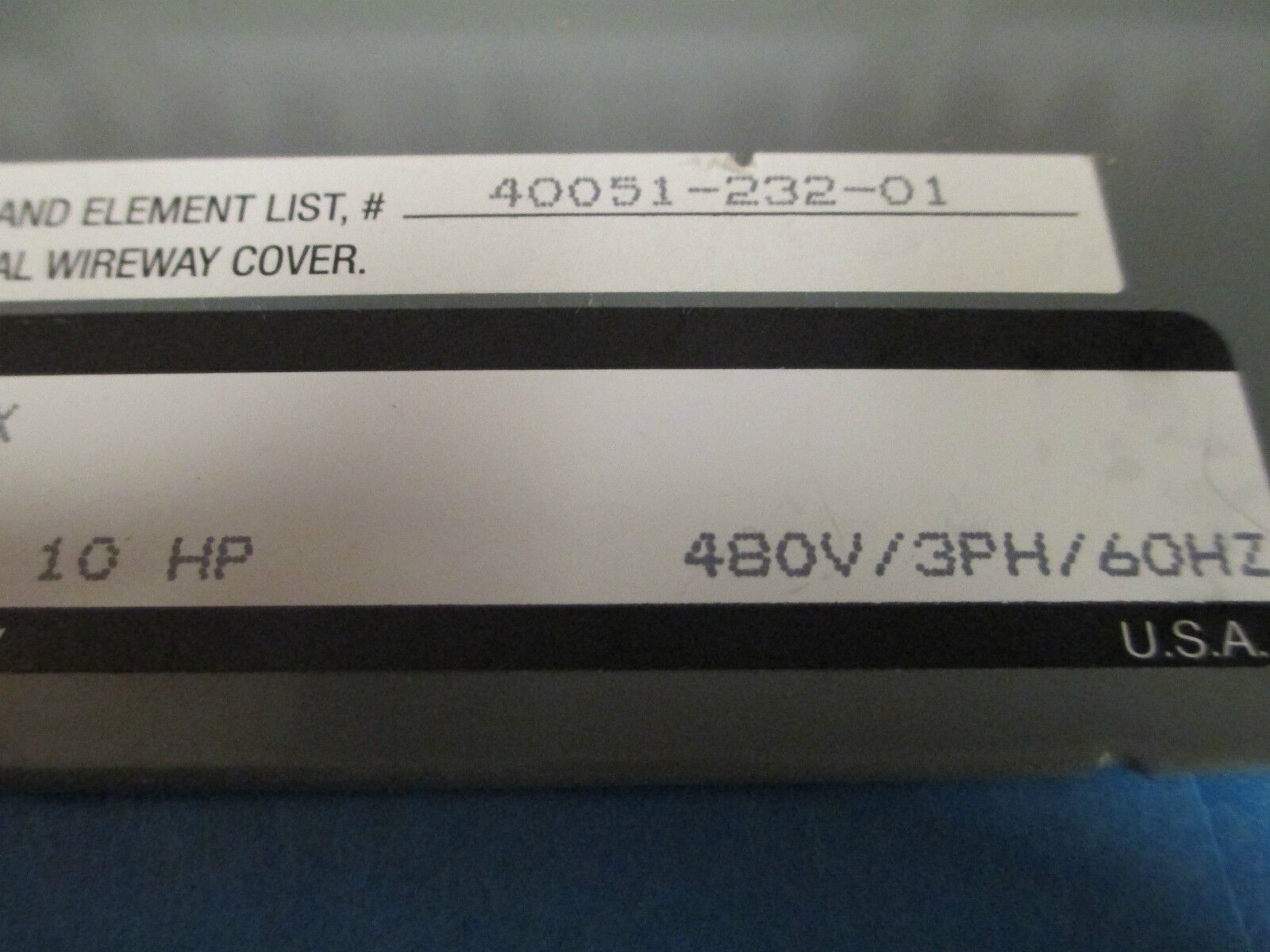 Allen-Bradley MCC Bucket Centerline 2100 Size 1 FVNR 2100U-WLFLS47/13