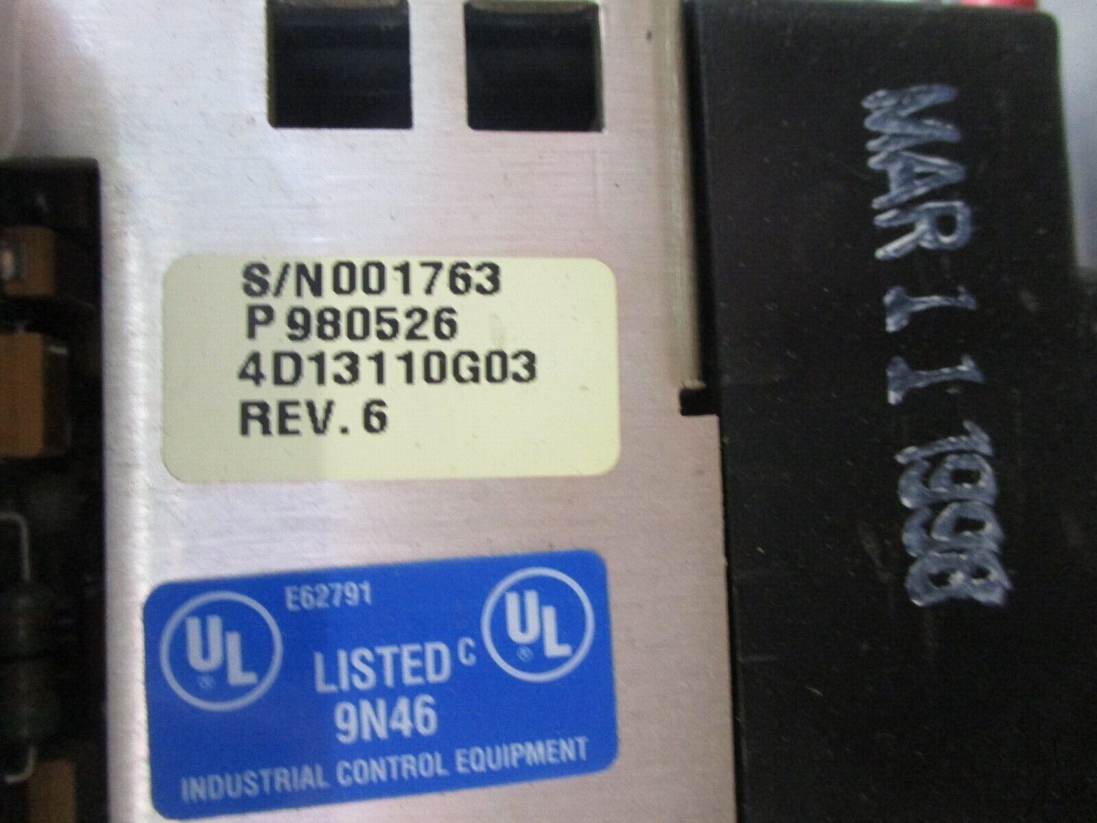 Cutler-Hammer Westinghouse IQ DP-4000 Energy Meter 4D13110G03 Rev. 6 Used