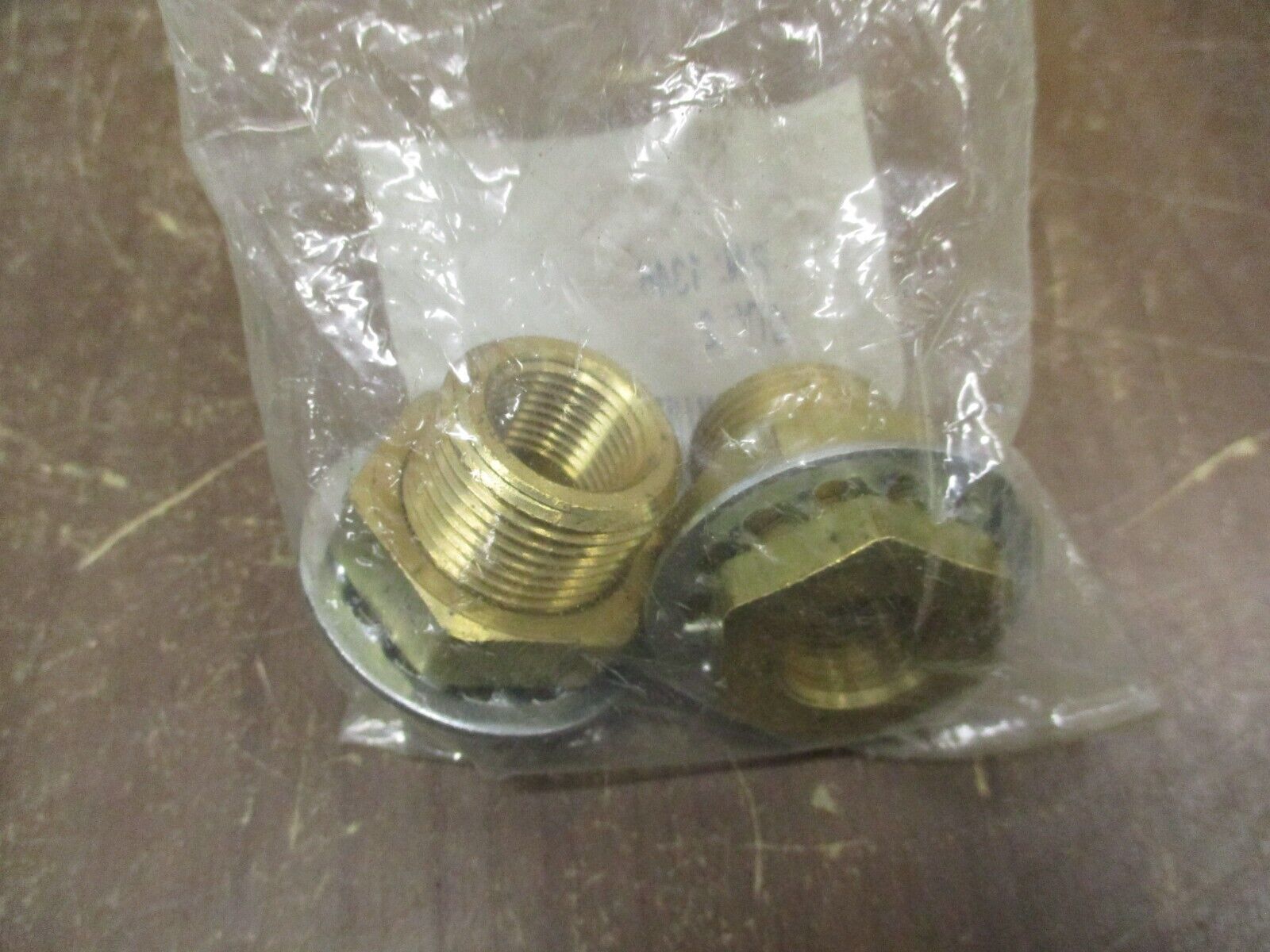 Eaton Brass Bulkhead Coupling 1346 *Pack of 2* New Surplus