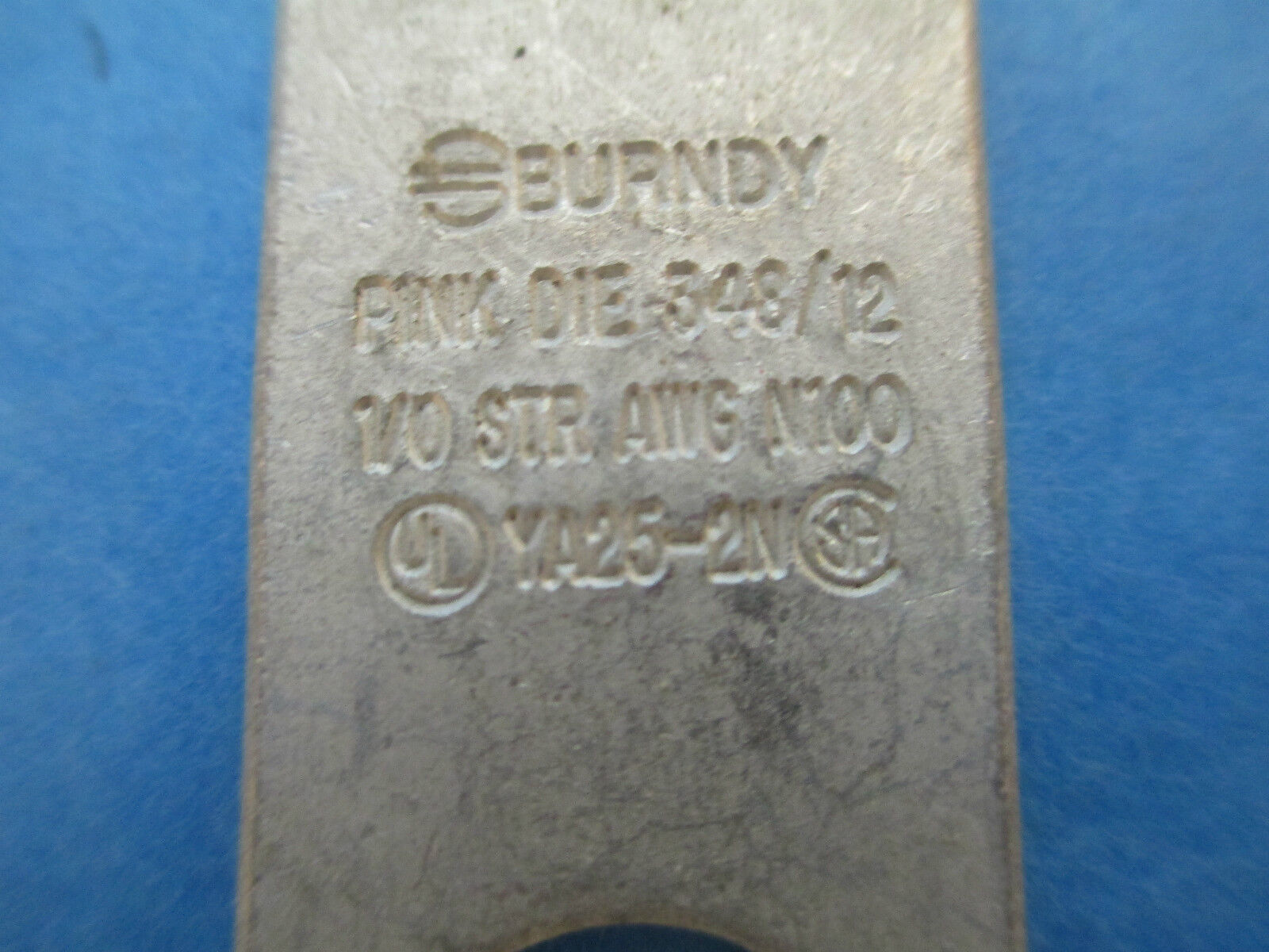 Burndy Crimp Lug YA25-2N Pink 12 or 348 New Surplus