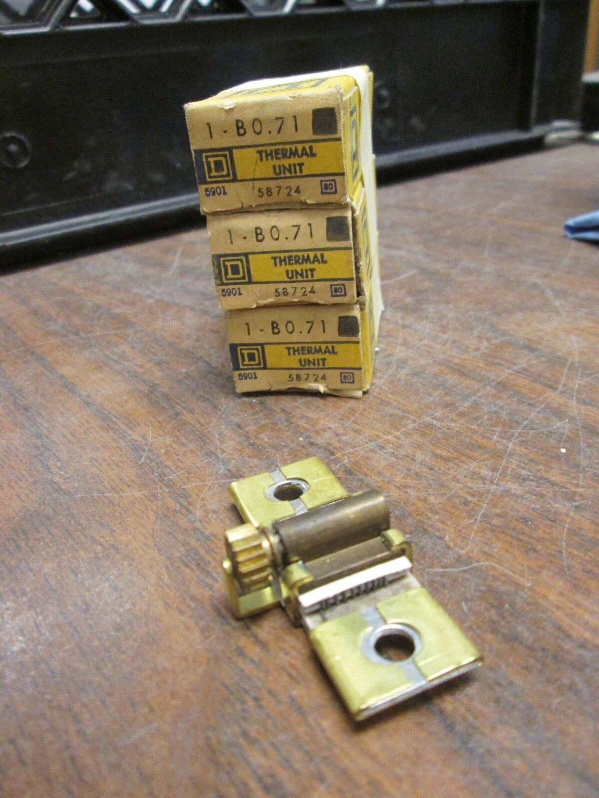 Square D Overload Relay Thermal Unit B0.71 Lot of 3 New Surplus