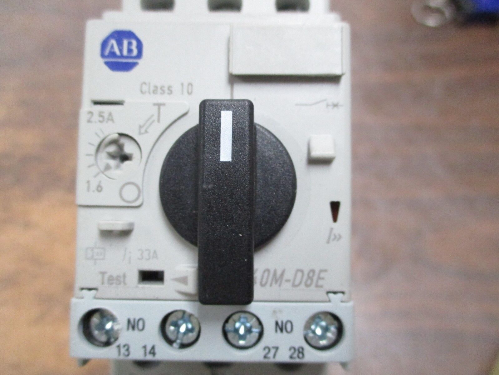Allen-Bradley Starter 190E-AND2-DB25S-V 120V Coil 25A 600V Trip: 1.6-2.5A Used