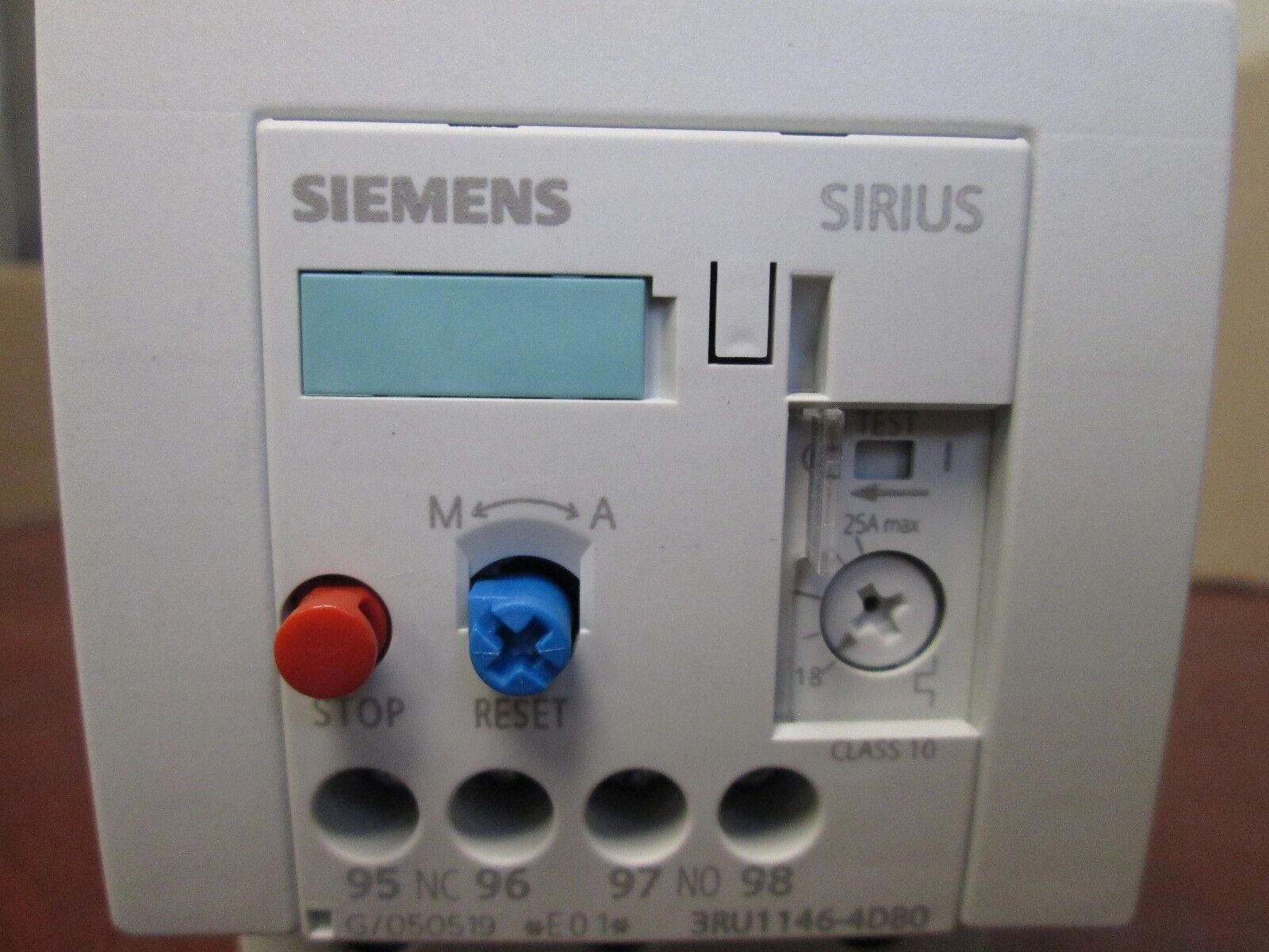 Siemens Solid State Overload 3RU1146-4DB0 Range: 18-25A New Surplus
